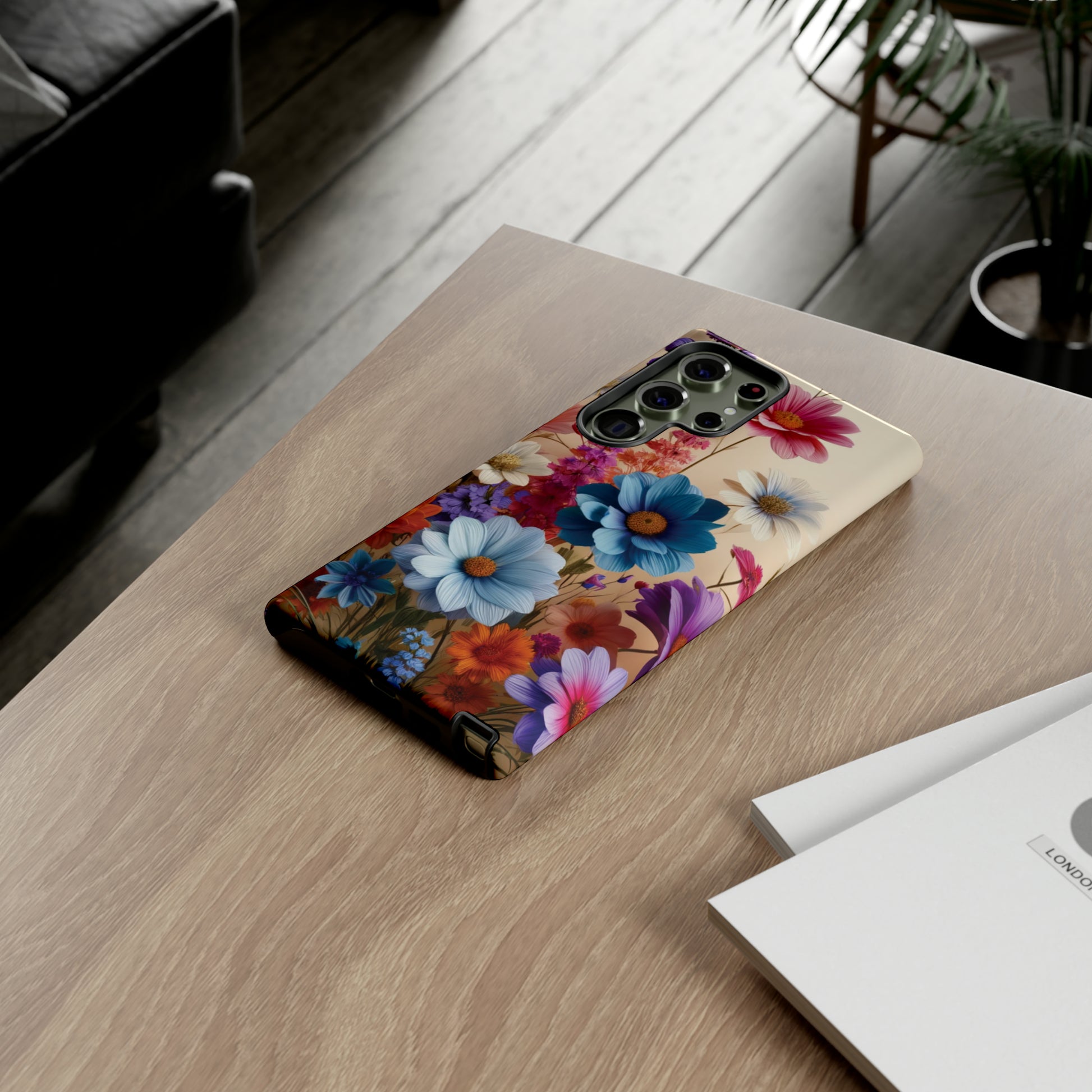 Best Phone Case Floral 3D Illusion Luxury Tough Case Floral Elegant Durable Stylish for Modern Devices iPhone 15, Samsung iPhone Samsung Accessory Gift for Her.