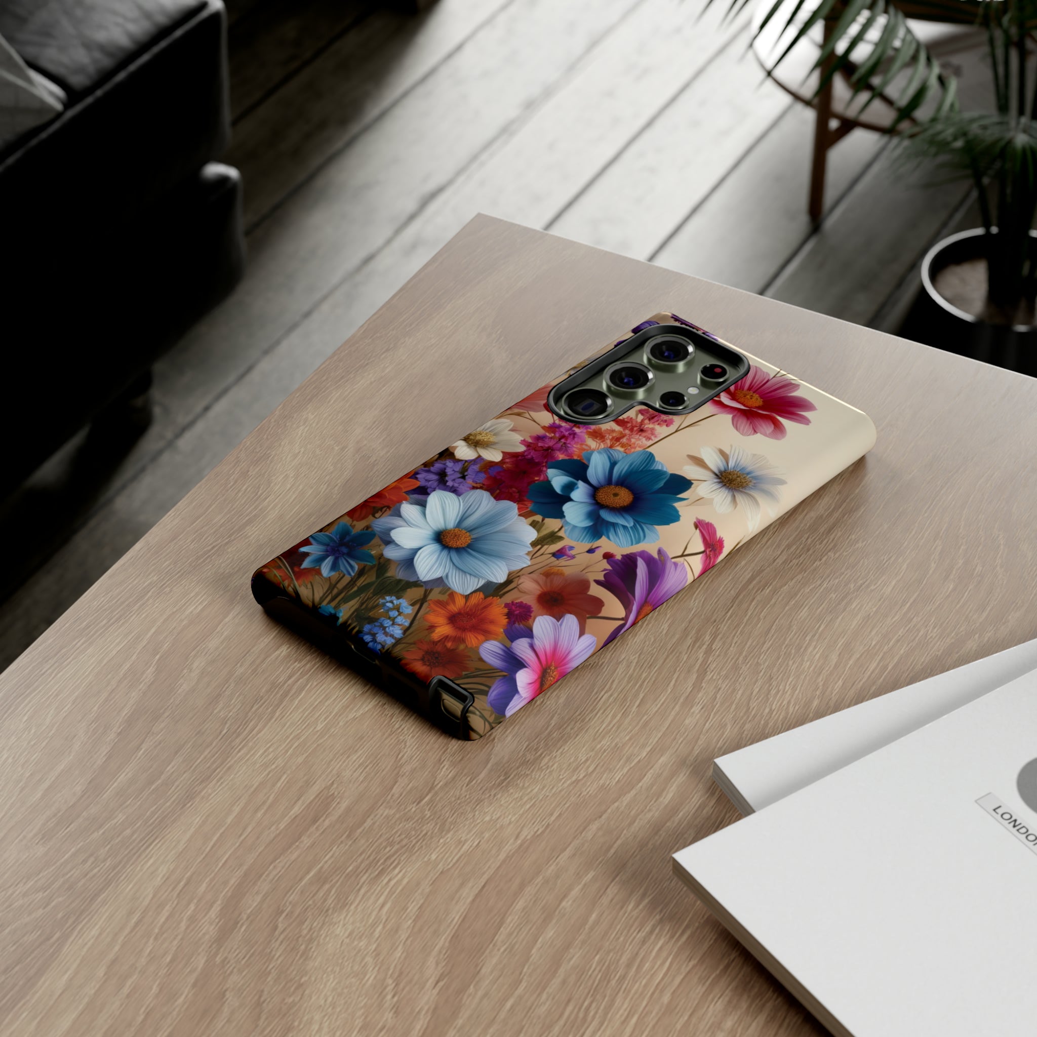 Best Phone Case Floral 3D Illusion Luxury Tough Case Floral Elegant Durable Stylish for Modern Devices iPhone 15, Samsung iPhone Samsung Accessory Gift for Her.