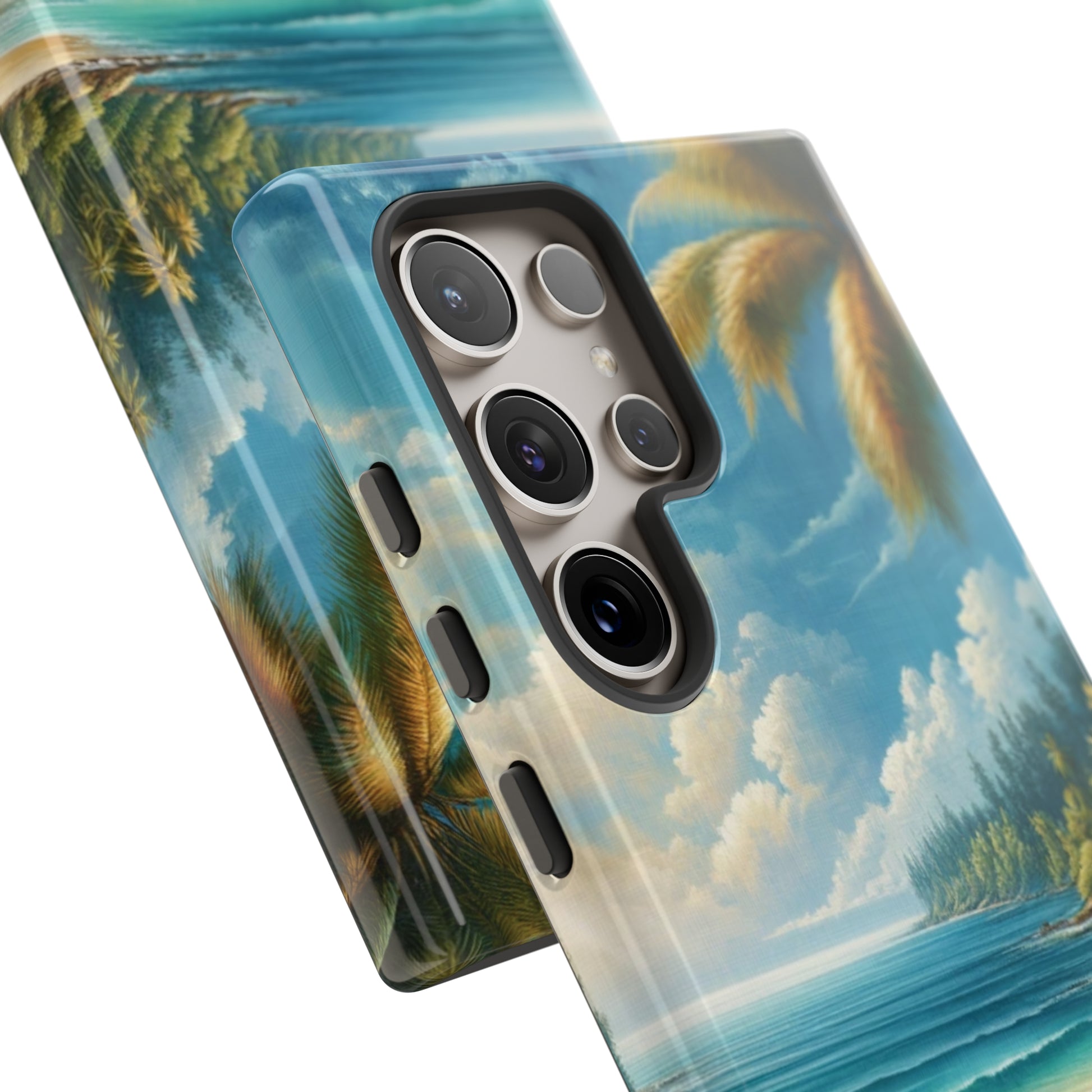 Coastal Serenity Ocean Beach View Protective Phone Case Gift for Her Phone 15, Samsung iPhone Samsung Gift for Her Case iPhone 15, Samsung iPhone Samsung Accessory Gift for Her.