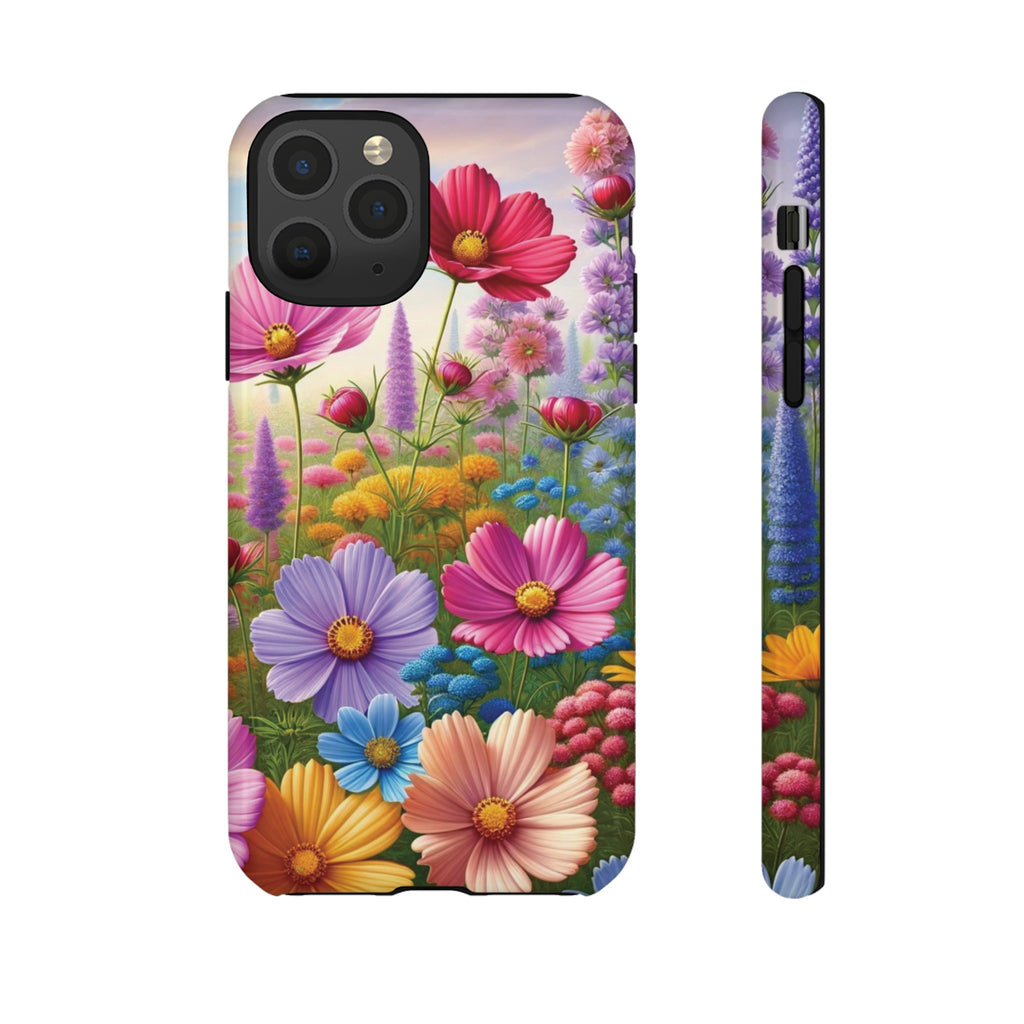 Bright Floral Phone Case Durable for iPhone Samsung Gift iPhone 15, 14, 13 Samsung Pixel Gift for Mom Accessory Gift for Her
