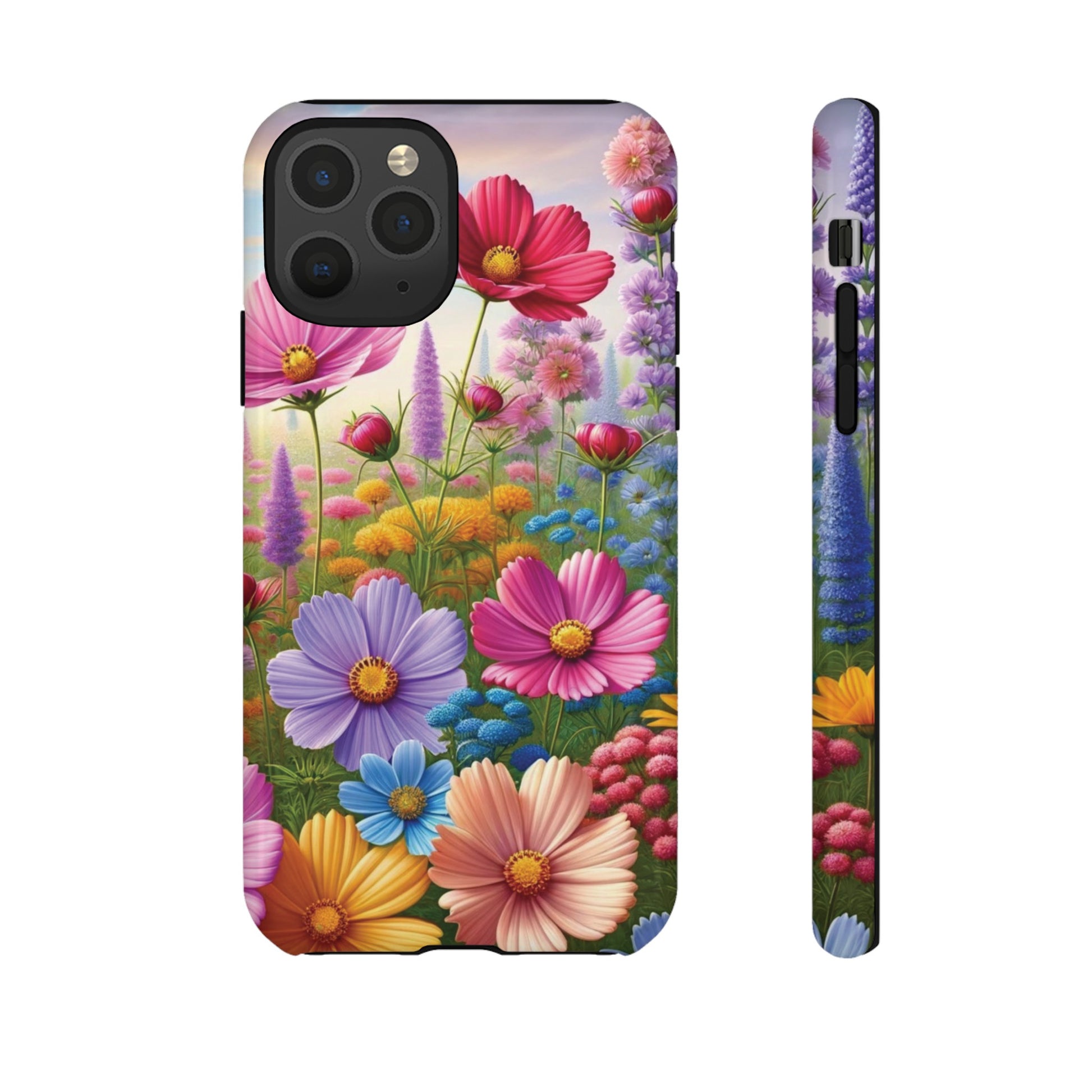 Bright Floral Phone Case Durable for iPhone Samsung Gift iPhone 15, 14, 13 Samsung Pixel Gift for Mom Accessory Gift for Her