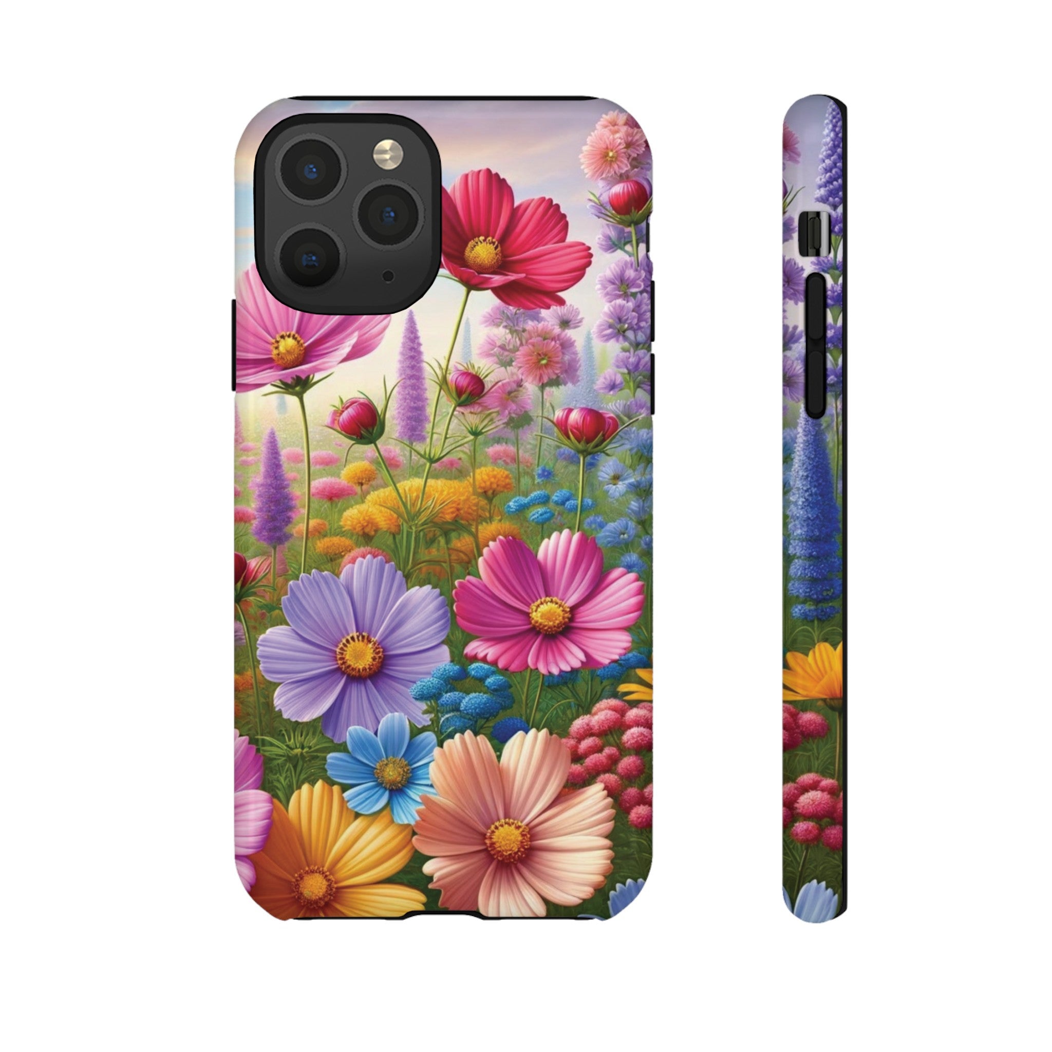 Bright Floral Phone Case Durable for iPhone Samsung Gift iPhone 15, 14, 13 Samsung Pixel Gift for Mom Accessory Gift for Her