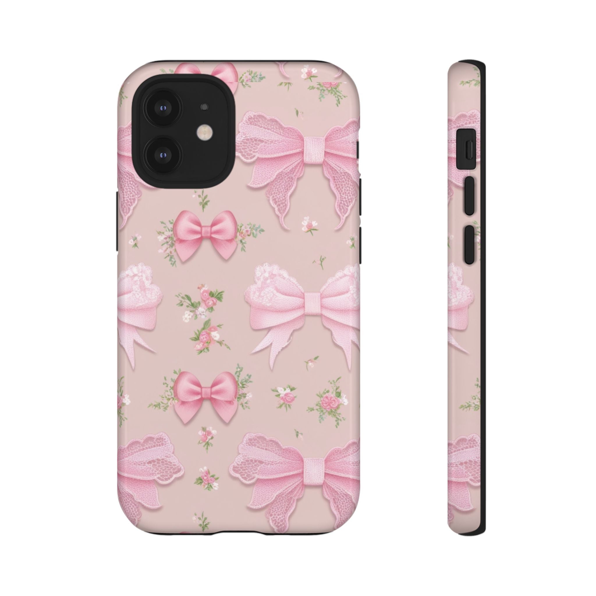Luxury Pink Bow Phone Case – Cute & Protective Cover for iPhone & Samsung Gift for Her