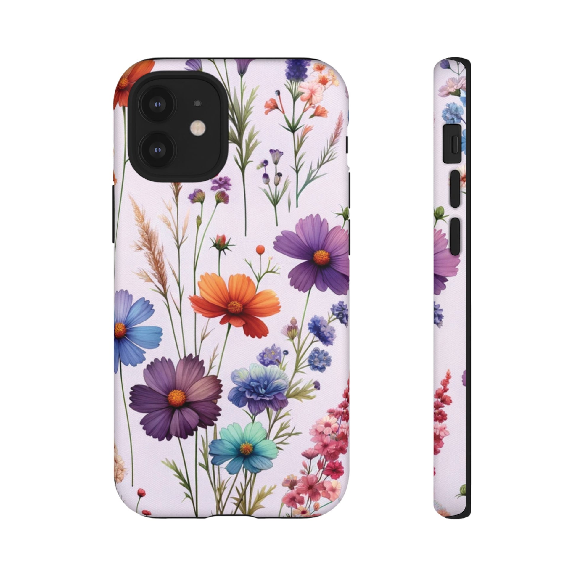 Lavender Wildflowers Protective Phone Case Gift for Her Phone 15, Samsung iPhone Samsung Gift for Her Case iPhone 15, Samsung iPhone Samsung Accessory Gift for Her.