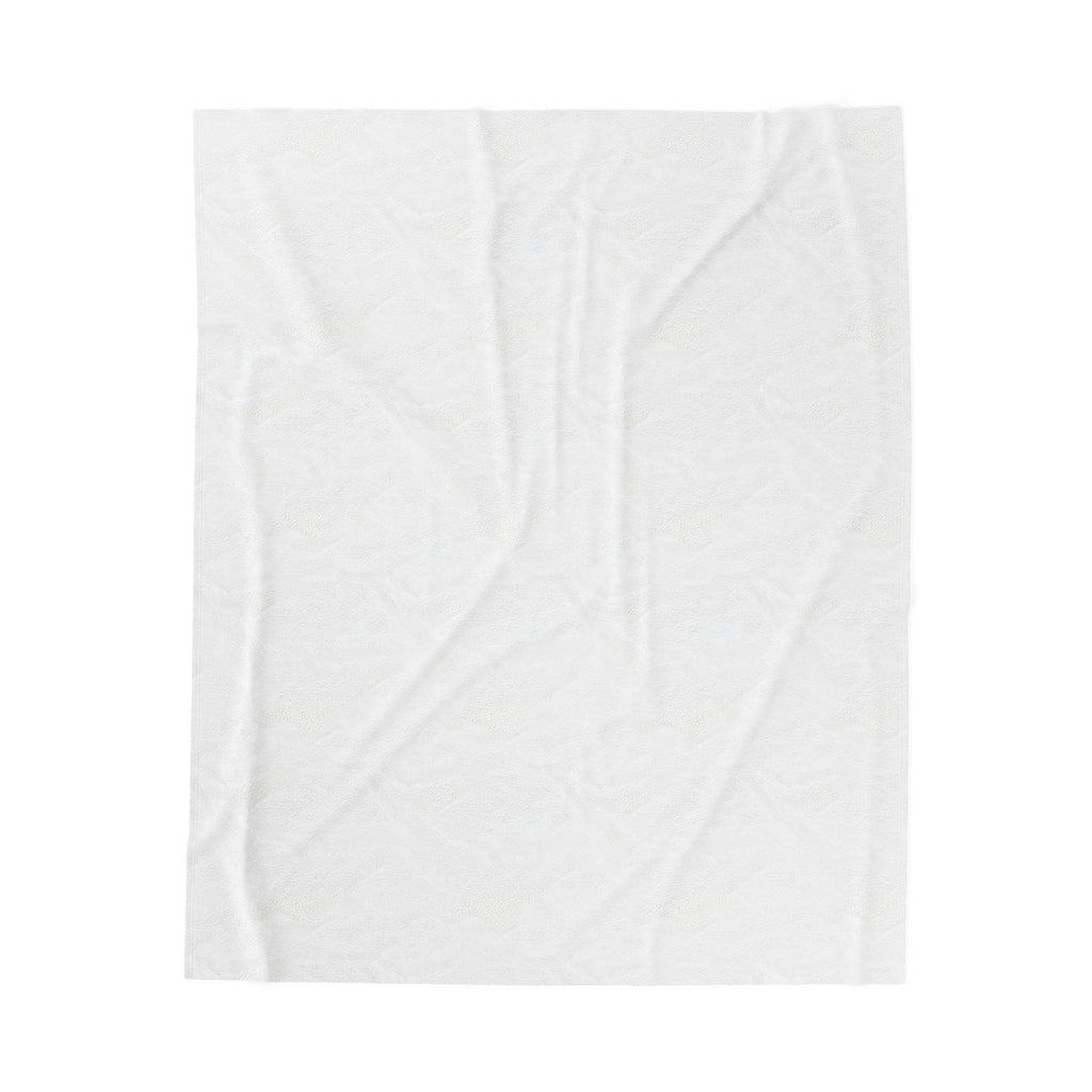 Personalized Luxury Botanical Blanket | Custom Name Velveteen Throw for Women Birthday