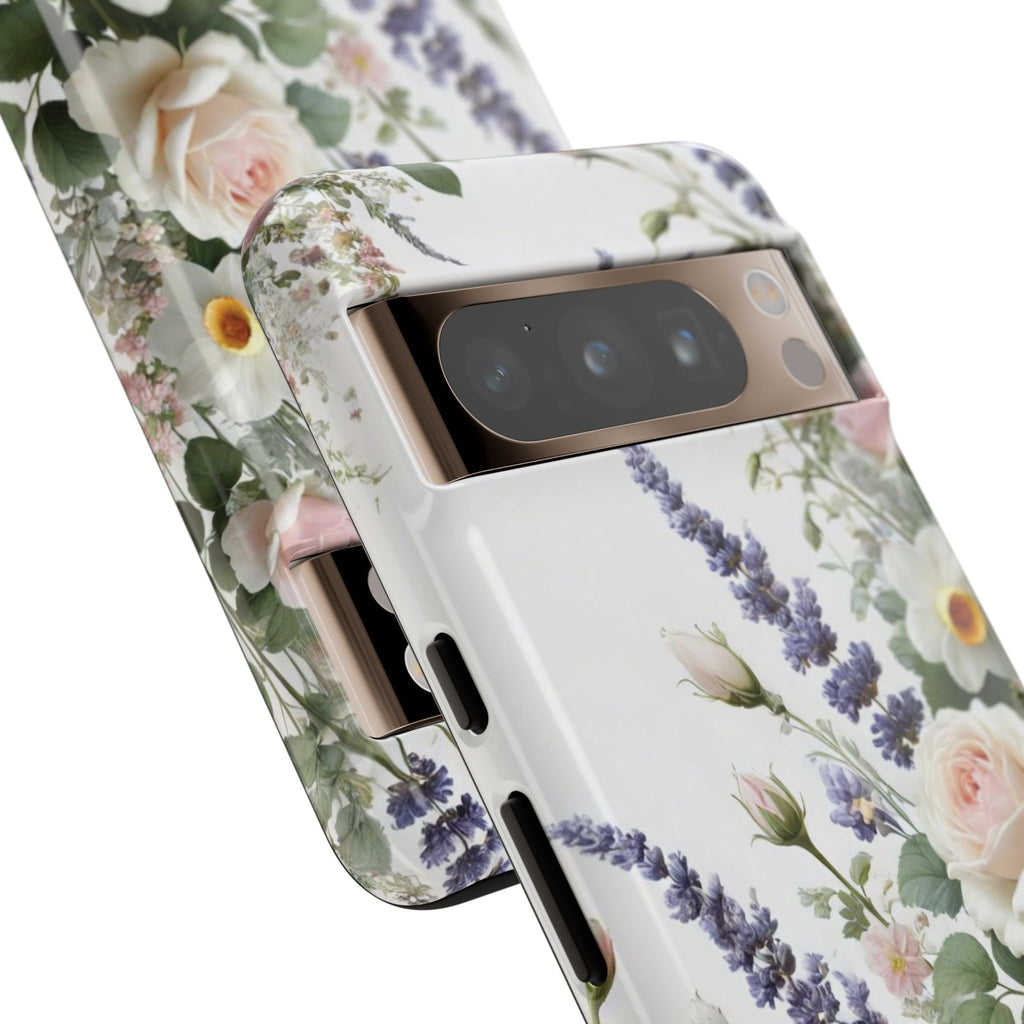 Boho Floral Fall Phone Case for iPhone 17,16  21 23 Samsung, and Pixel | Stylish Protective Cover Gift for Her Perfect for Floral Lover