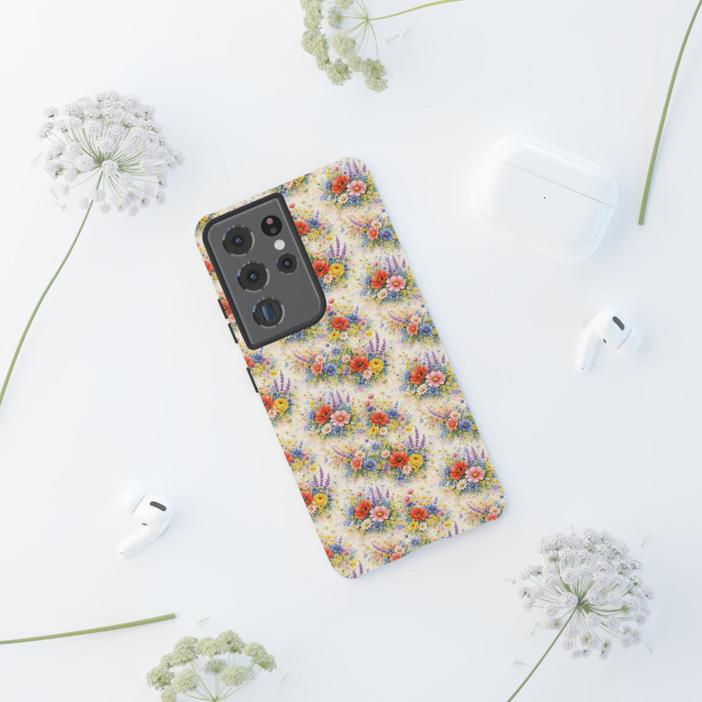 Watercolor Wildflowers Phone Case — Tough Cases