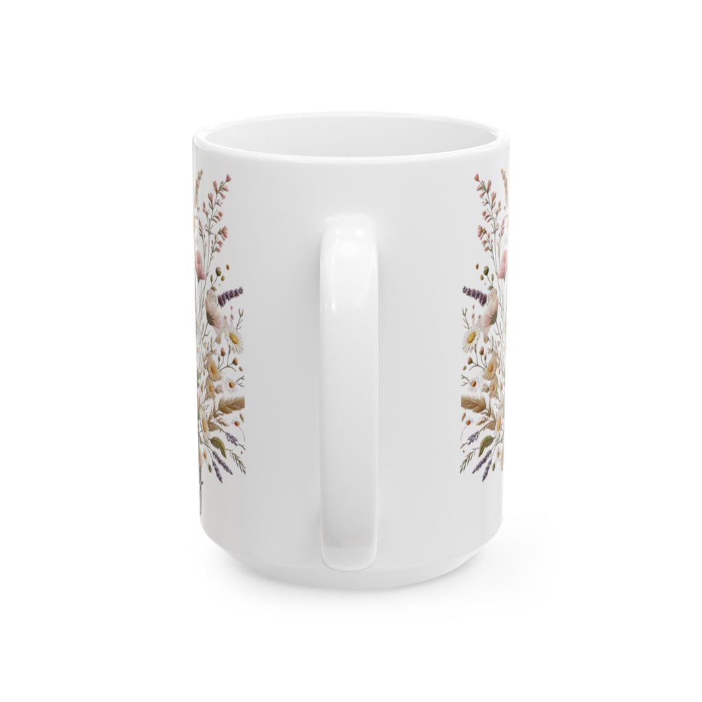 Personalized Boho Wildflower Best Coffee Mug | Custom Name Mug | Floral Design | Custom Gift for Her | Birthday Gift | Wedding Wildflowers Custom Mug | Available in 11 oz and 15 oz Available in 11 oz & 15 oz Ideal Gift for Cozy Coffee Moments - MRSBYVALLE