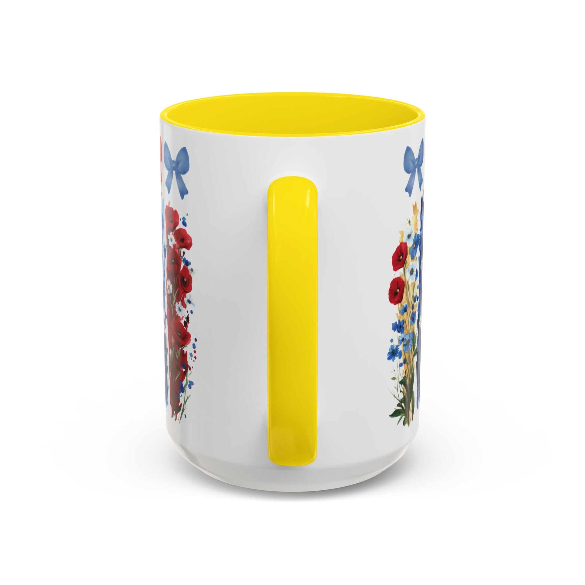 Brushstroke floral With Bows| Christian Mug with Bible Verse | Inspirational Gift for Christians | 11oz and 15oz Ceramic Coffee Mug Cozy Spring Mornings
