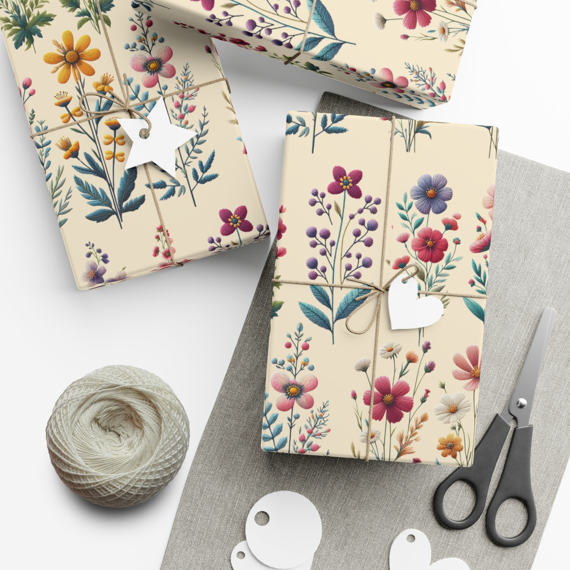 Best Beautiful Wildflower Wrapping Paper Vibrant Floral Patterns on Premium Quality Paper for All Occasions Perfect for Birthdays, Weddings, and Special Celebrations Mother's Day, Christmas - MRSBYVALLE