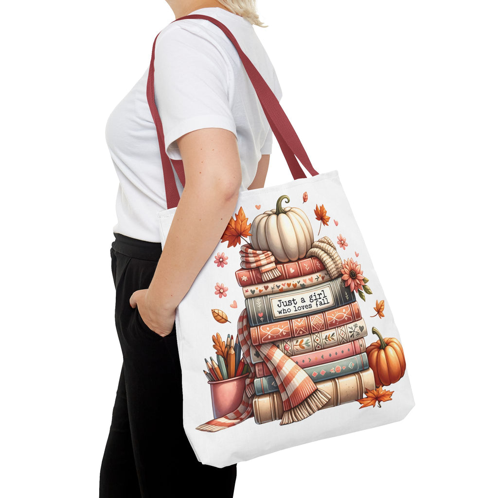Fall Books Tote Bag - Autumn Accessory for Book Lovers - MRSBYVALLE