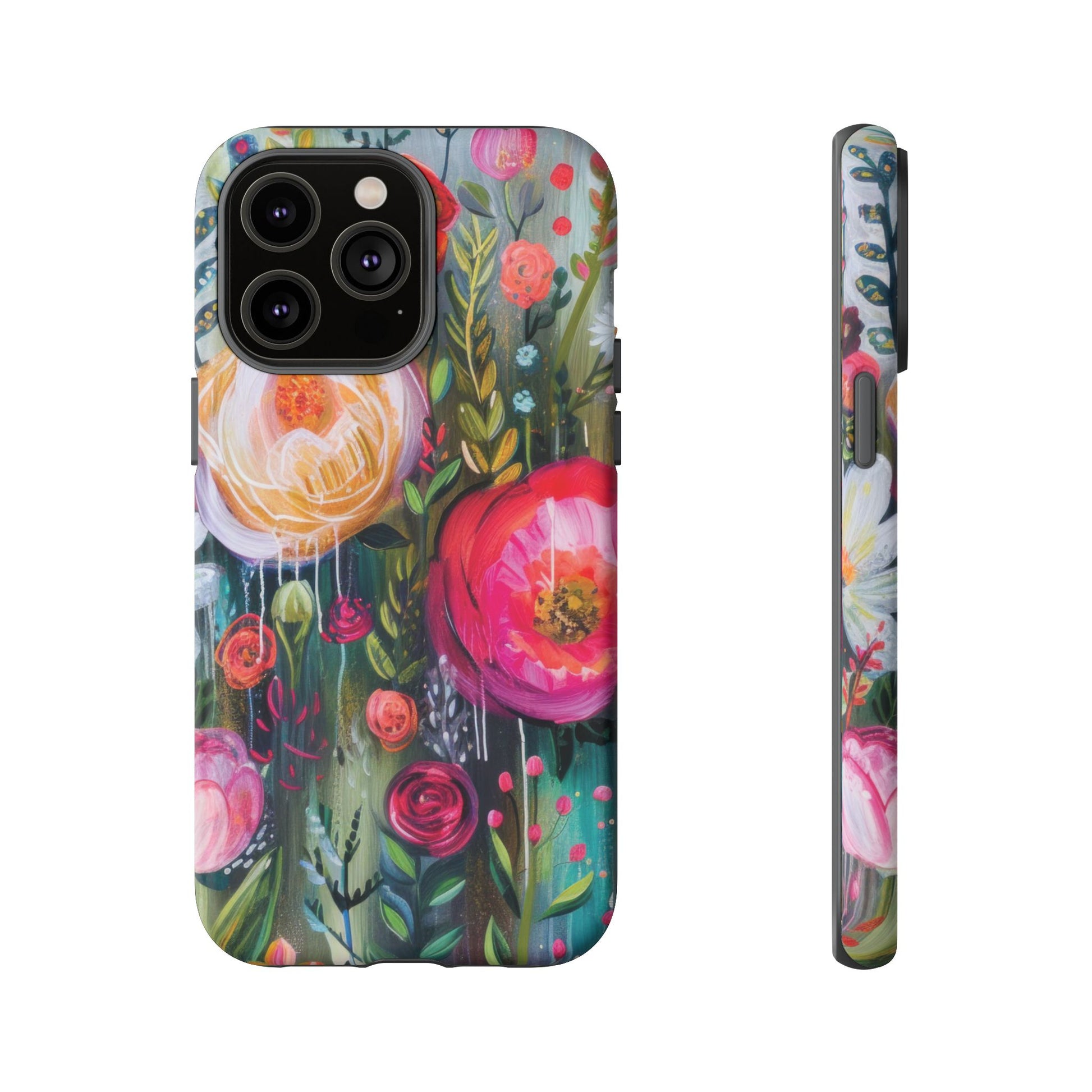 Watercolor Boho Floral Phone Case for iPhone 17 case Samsung, and Pixel | Stylish Protective Cover Gift for Her Perfect for Floral Lover