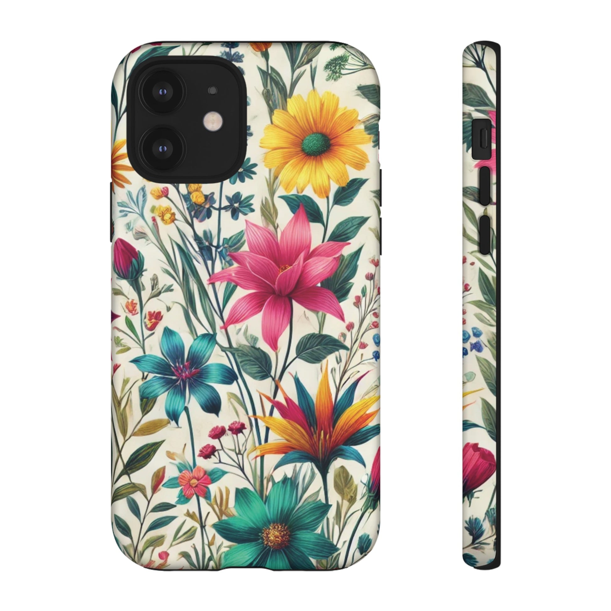 Wildflowers Boho Chic Design Phone Case - Stylish, Protective Cover for All Models Gift for Mom Accessory Gift for Her