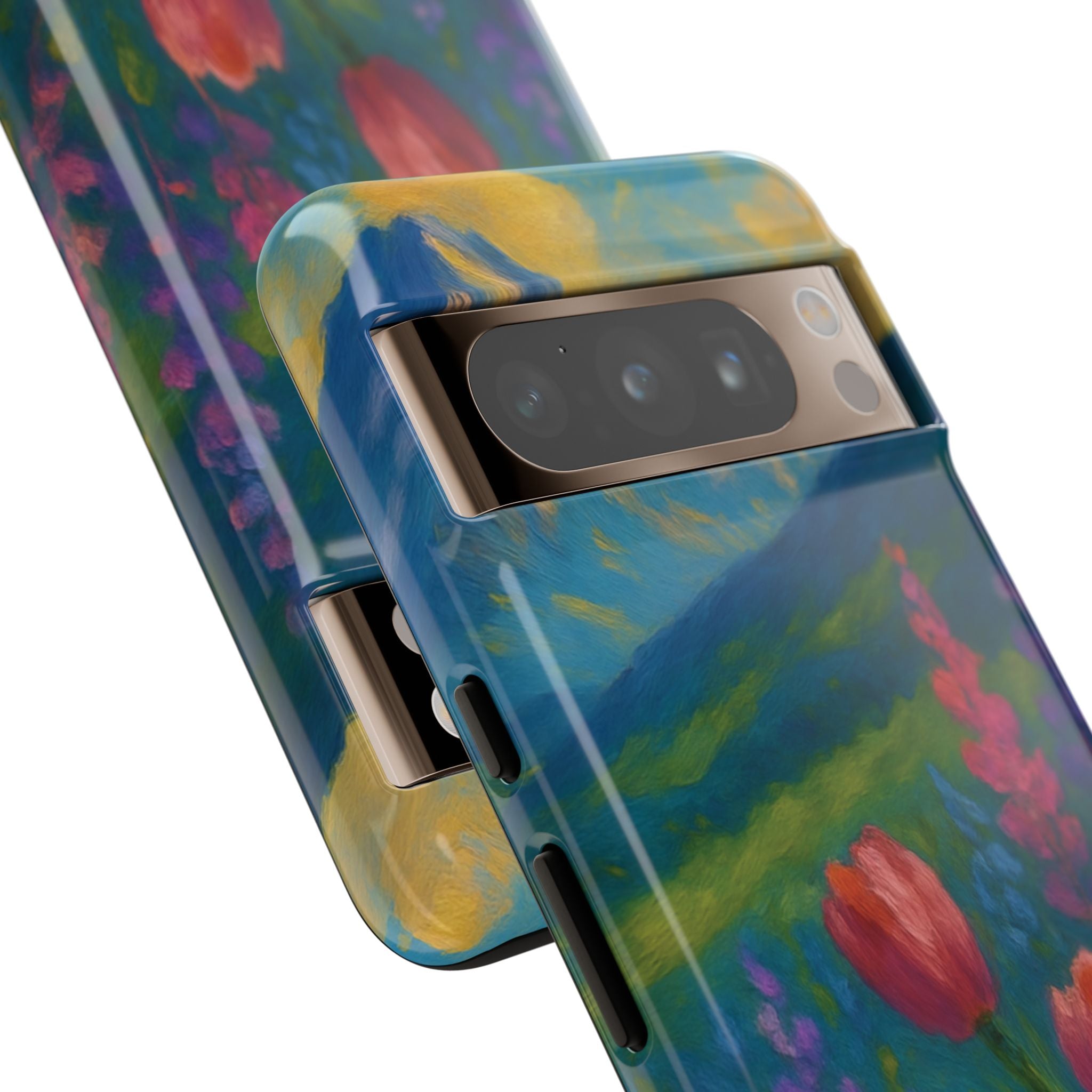 Mountains Wildflowers Phone Case | Vibrant Botanical Floral Design | Nature-Inspired Protective Cover for iPhone & Samsung | Trendy Aesthetic Gift Idea