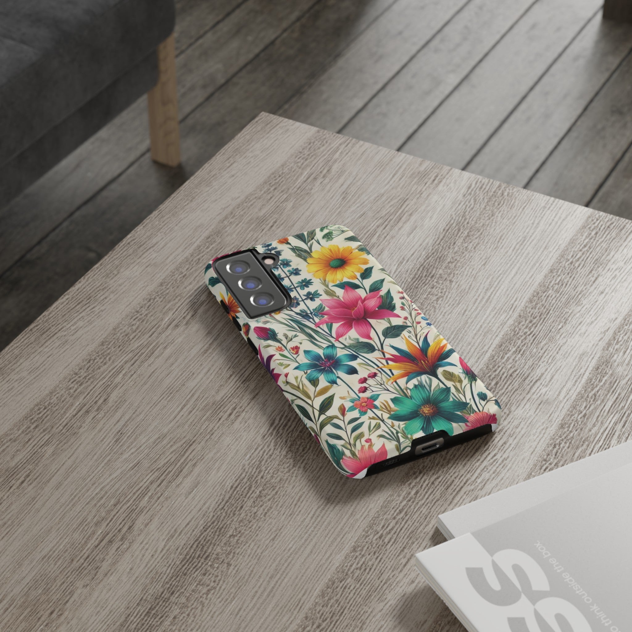 Wildflowers Boho Chic Design Phone Case - Stylish, Protective Cover for All Models Gift for Mom Accessory Gift for Her