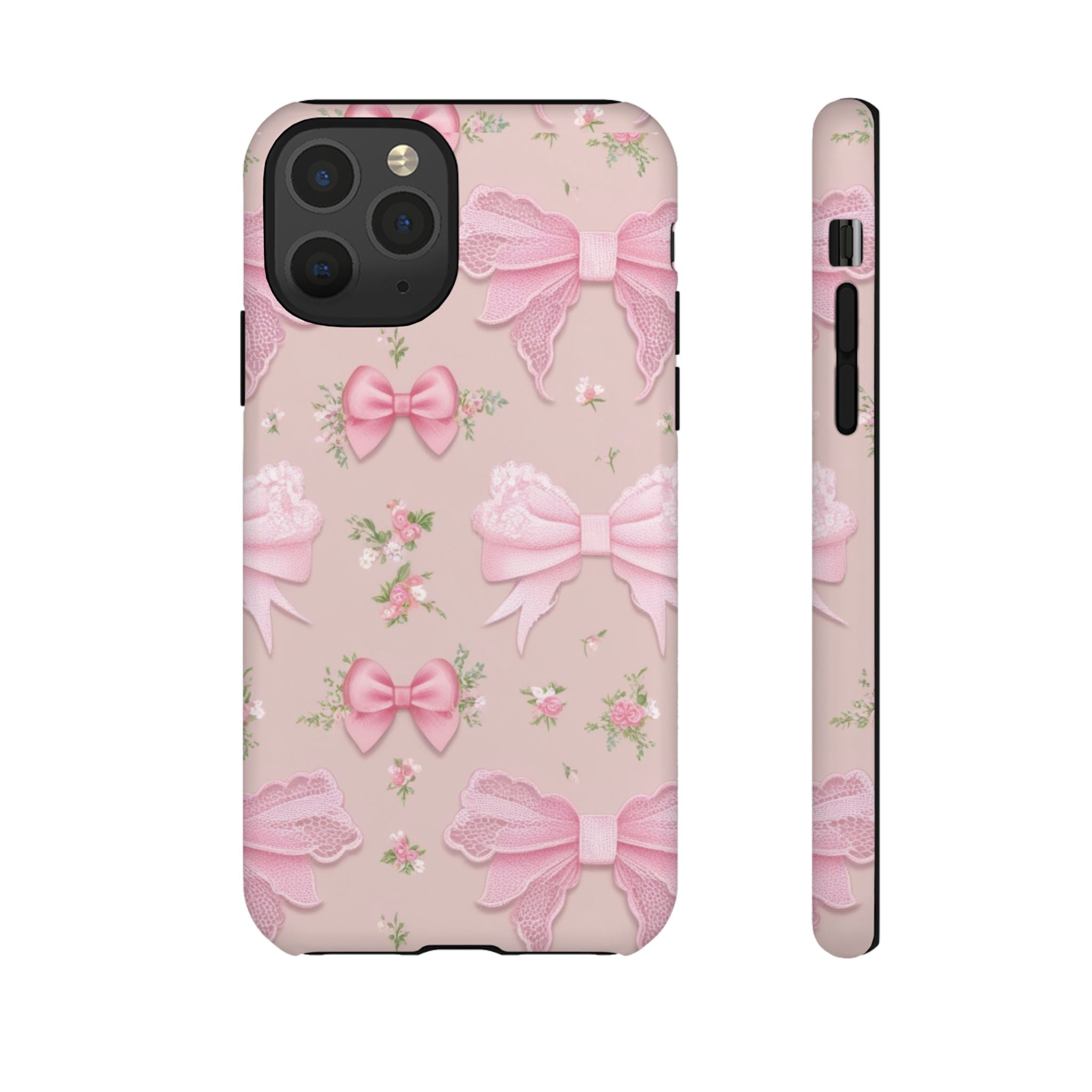 Luxury Pink Bow Phone Case – Cute & Protective Cover for iPhone & Samsung Gift for Her