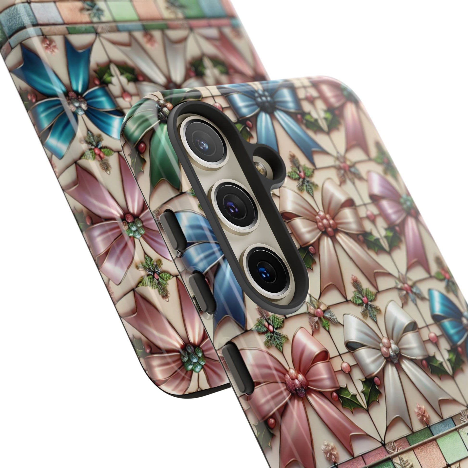 Coquette Bows Pastel Phone Case for iPhone 17 ,  15 14 13 12  21 23 Samsung, and Pixel | Stylish Protective Cover Gift for Her Perfect for Floral Lover
