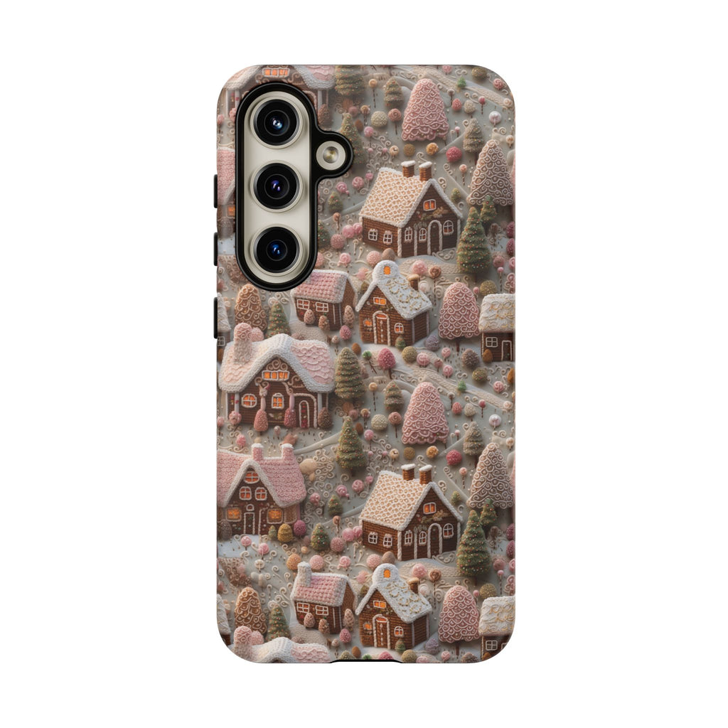 Gingerbread House 3D Phone Case Durable for iPhone Samsung Gift iPhone 15, 14, 13 Samsung Pixel Gift for Mom Accessory Gift for Her