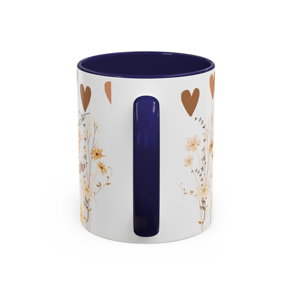 Wildflower Ceramic Mug Elegant Gift for Coffee or Tea Lovers Perfect for Mothers Day Birthdays and Adding Charm to Any Kitchen Gift