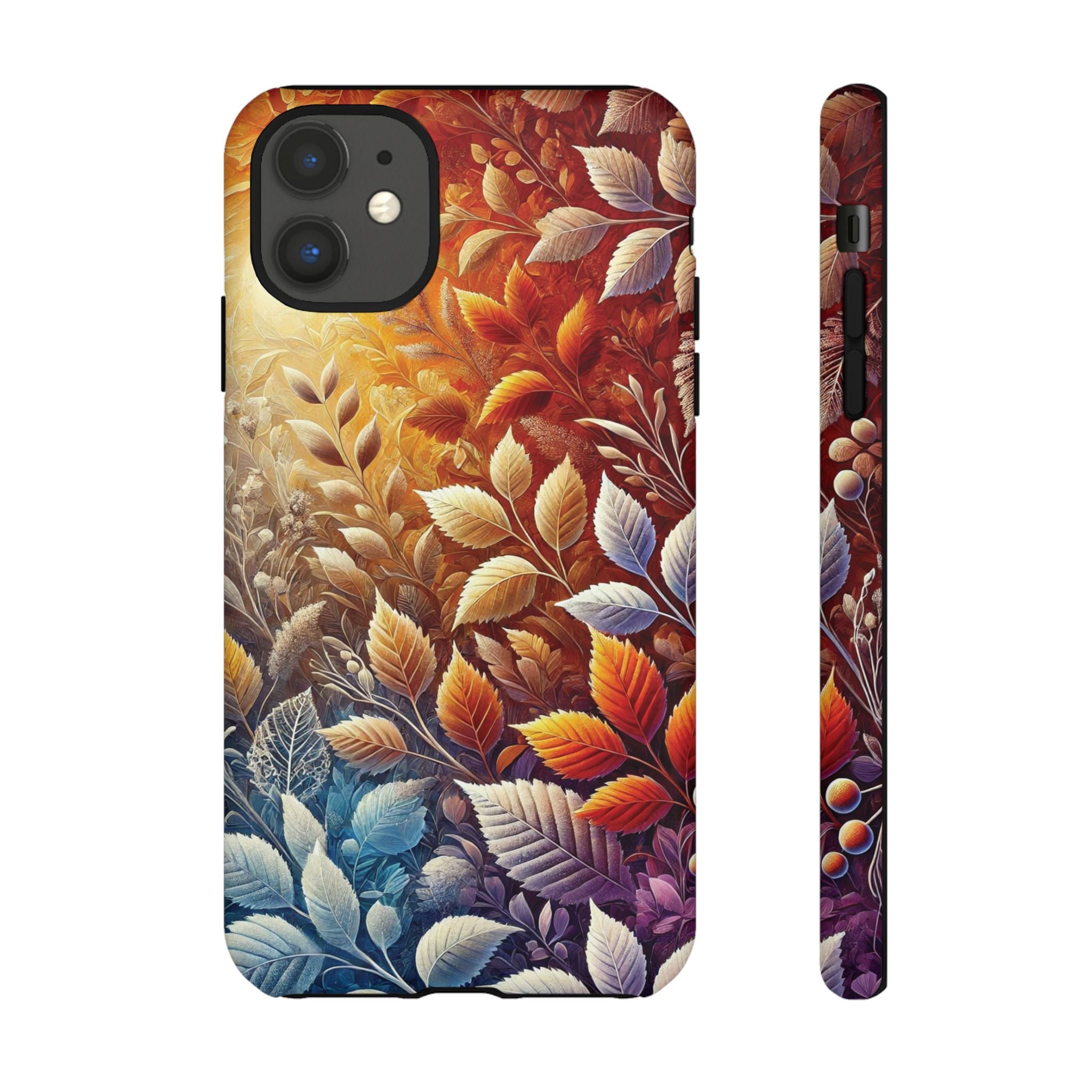 Beautiful Colorful Leaves Phone Case Vibrant Autumn Design for iPhone & Samsung, Durable Protection with Eye Catching Style, Perfect for Nature Lovers & Seasonal Charm Gift for Her