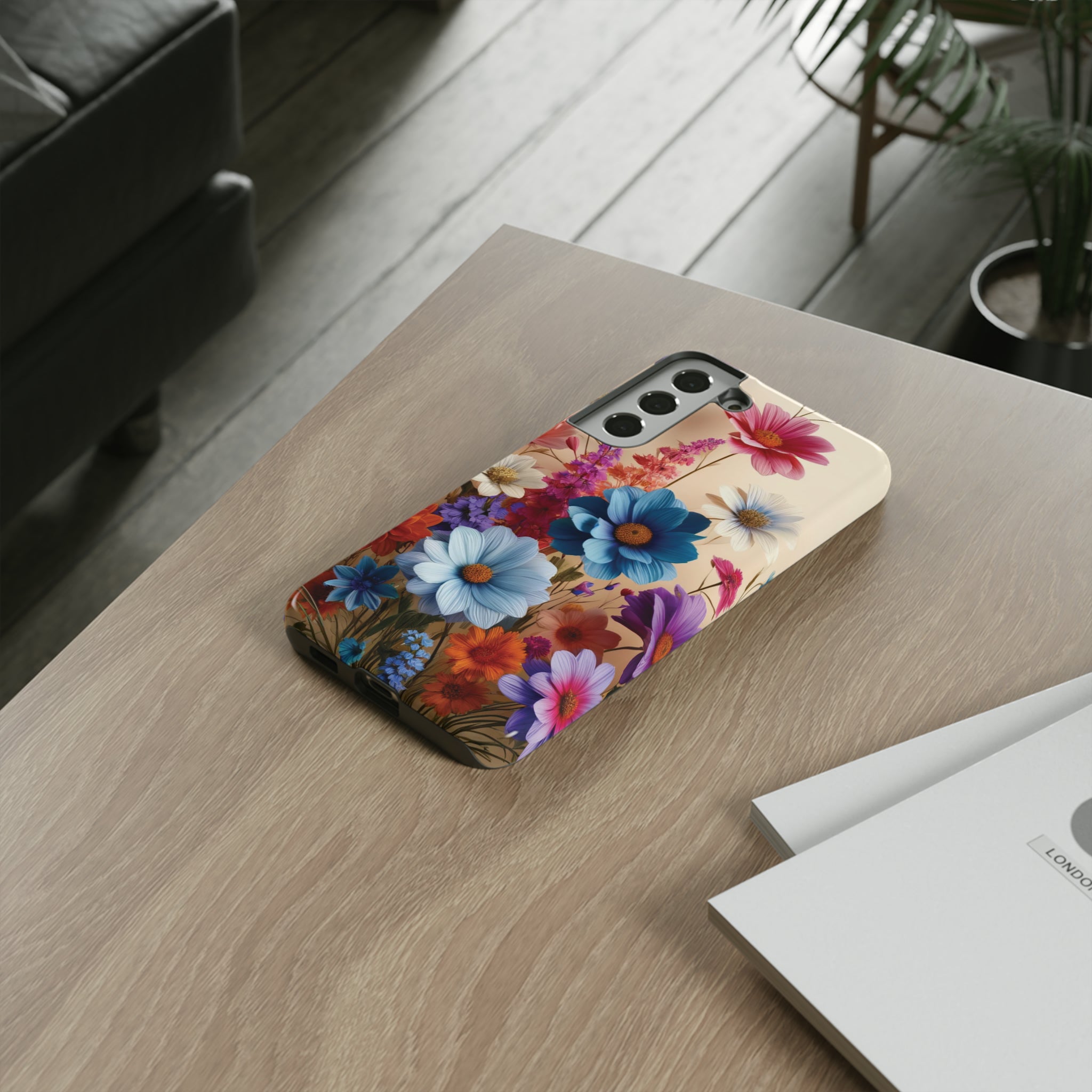 Best Phone Case Floral 3D Illusion Luxury Tough Case Floral Elegant Durable Stylish for Modern Devices iPhone 15, Samsung iPhone Samsung Accessory Gift for Her.