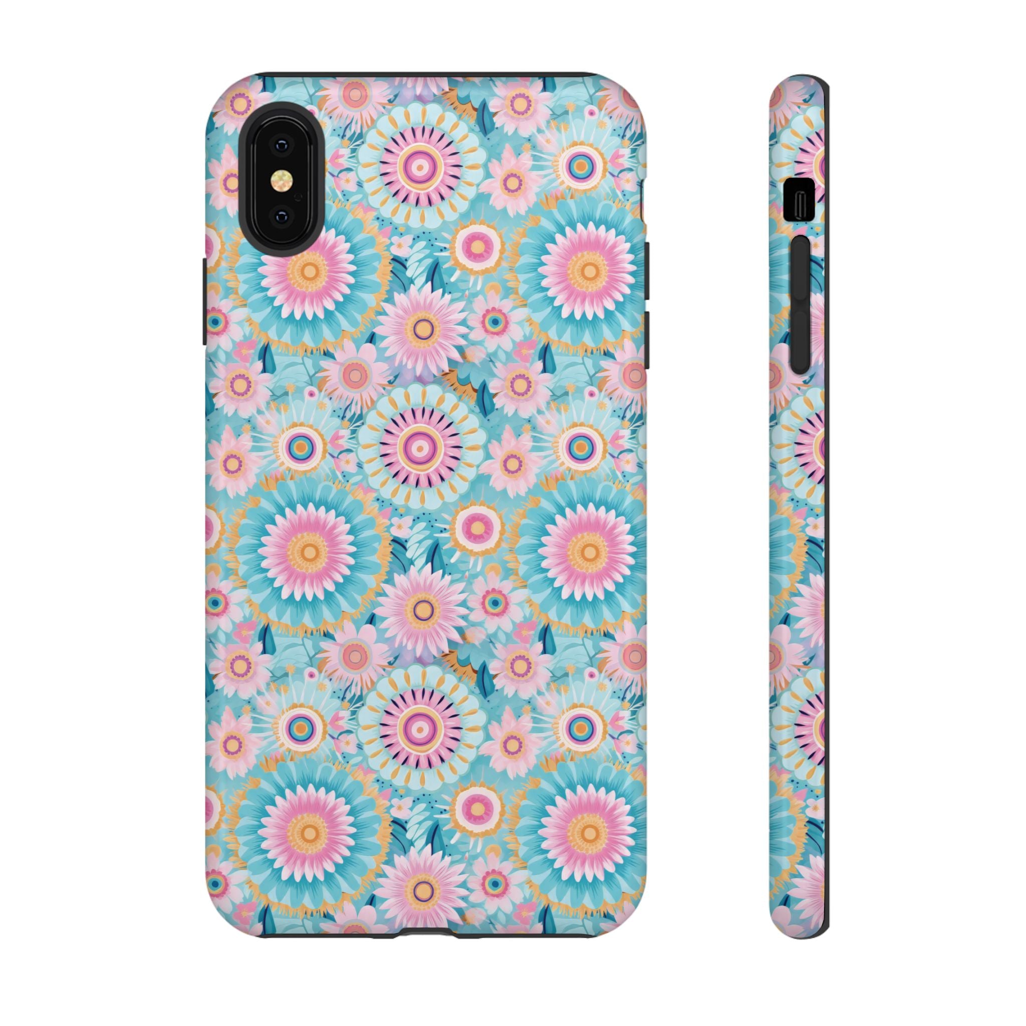 Boho Modern Watercolor Abstract Phone Case Compatible with iPhone, Samsung & More - Stylish, Durable Protection with Vibrant Artistic Design Perfect Gift for Her