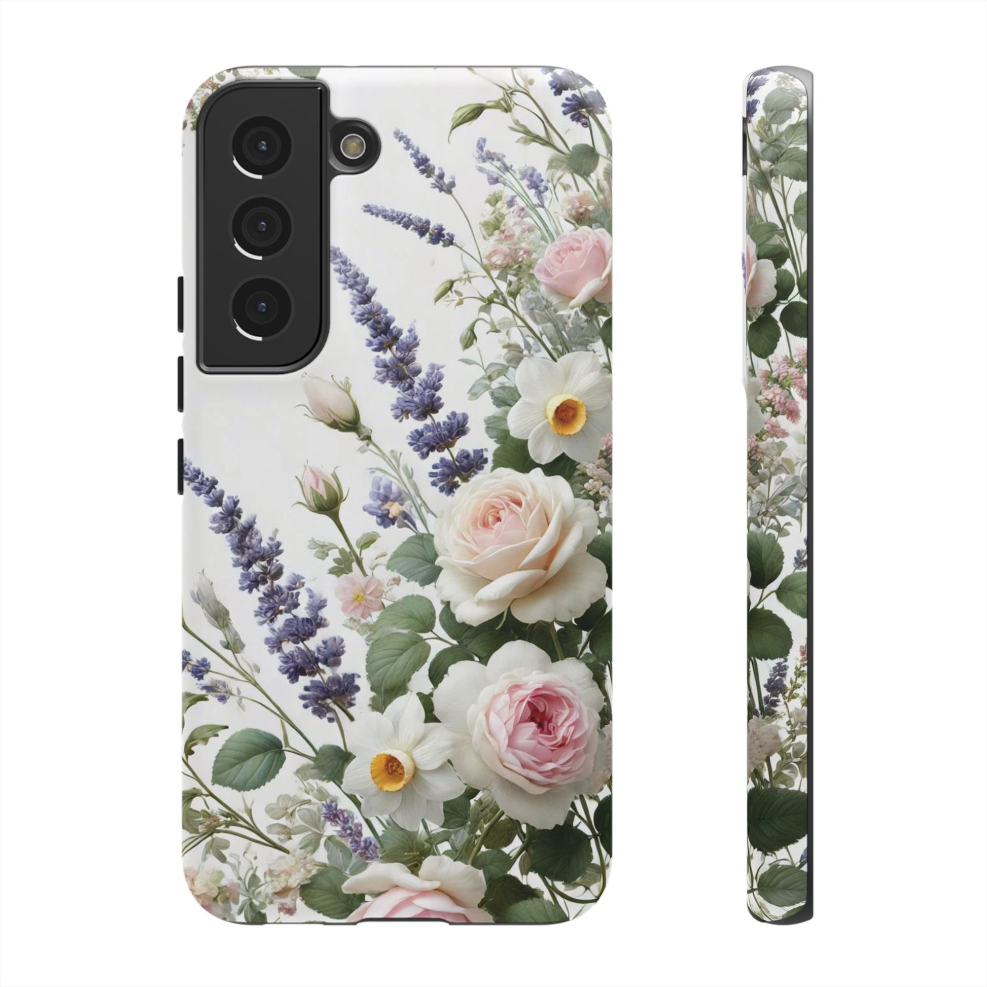 Boho Floral Fall Phone Case for iPhone 17,16  21 23 Samsung, and Pixel | Stylish Protective Cover Gift for Her Perfect for Floral Lover