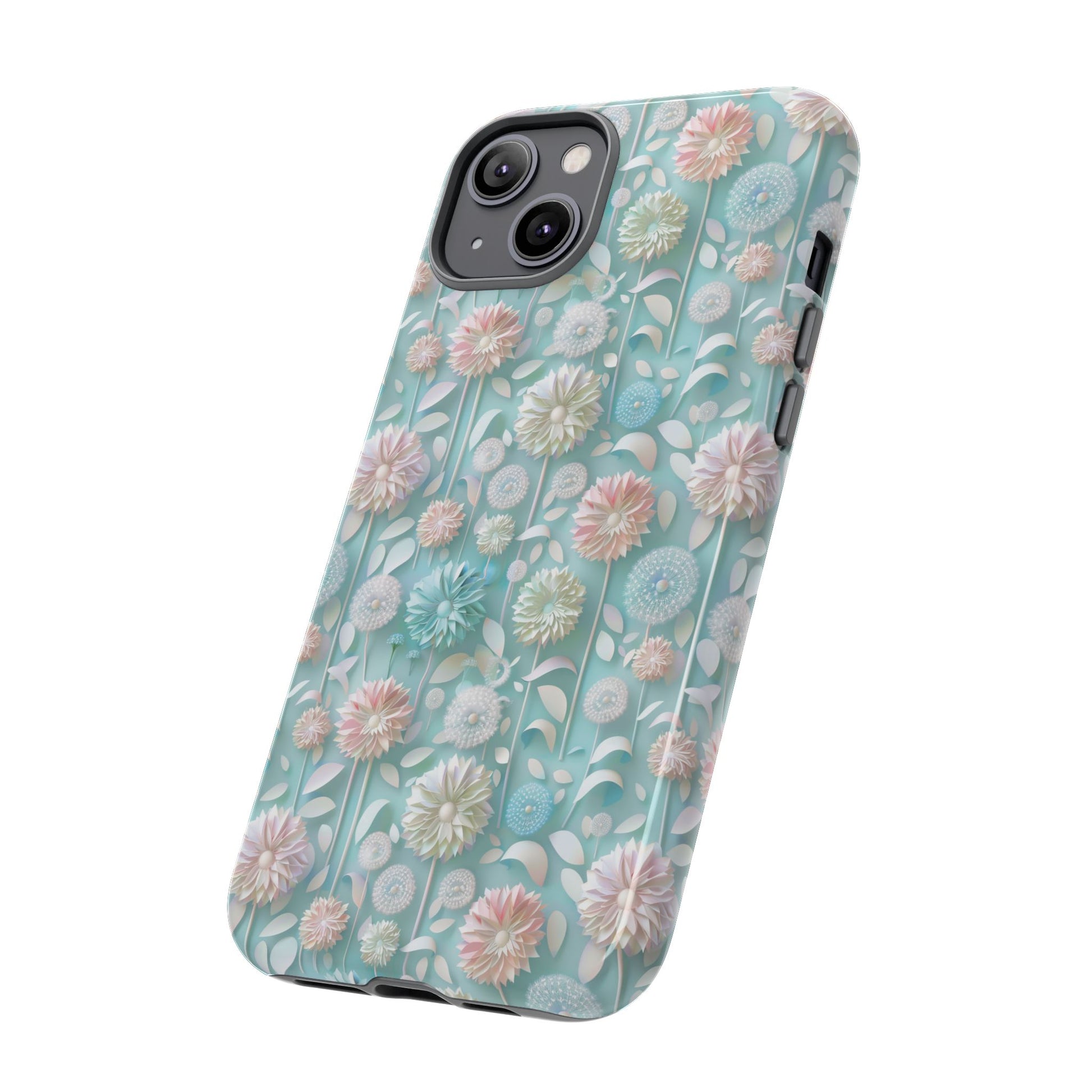 Pastel Floral Phone Case for iPhone & Samsung | Elegant and Slim Design with Shockproof Protection | Durable, Scratch-Resistant, and Lightweight | Stylish Accessory