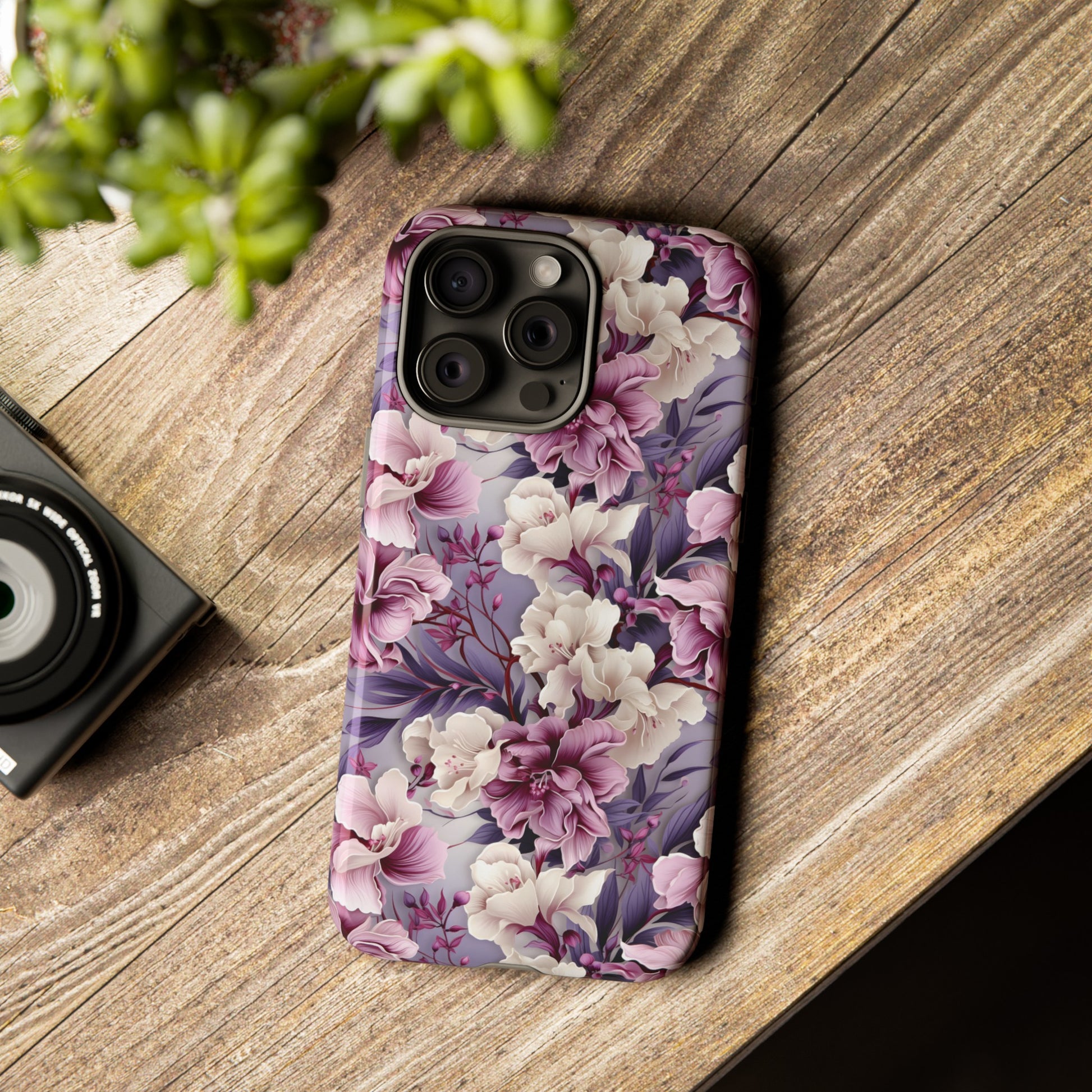 Lavender Flowers Protective Phone Case Gift for Her Phone 15, Samsung iPhone Samsung Gift for Her Case iPhone 15, Samsung