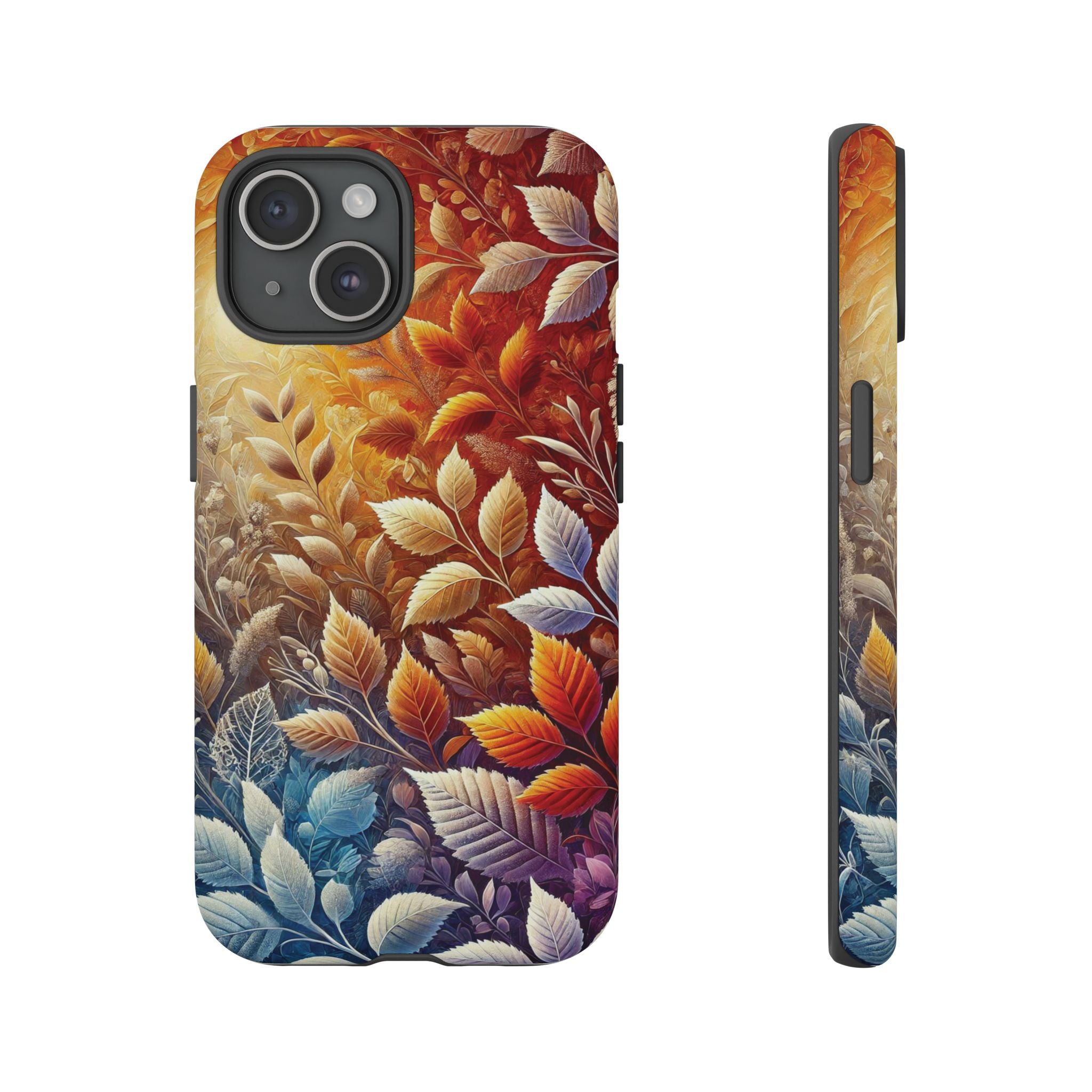 Beautiful Colorful Leaves Phone Case Vibrant Autumn Design for iPhone & Samsung, Durable Protection with Eye Catching Style, Perfect for Nature Lovers & Seasonal Charm Gift for Her