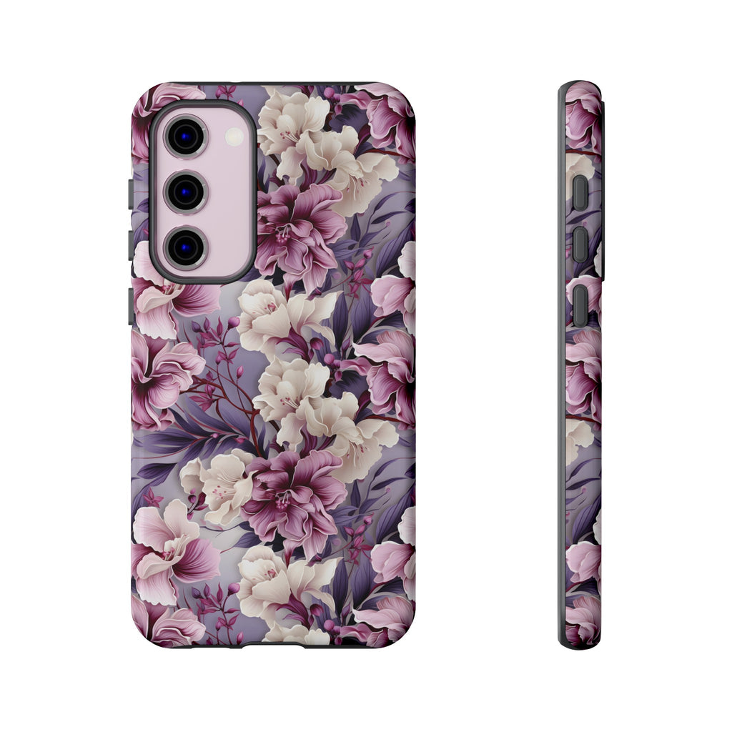 Lavender Flowers Protective Phone Case Gift for Her Phone 15, Samsung iPhone Samsung Gift for Her Case iPhone 15, Samsung