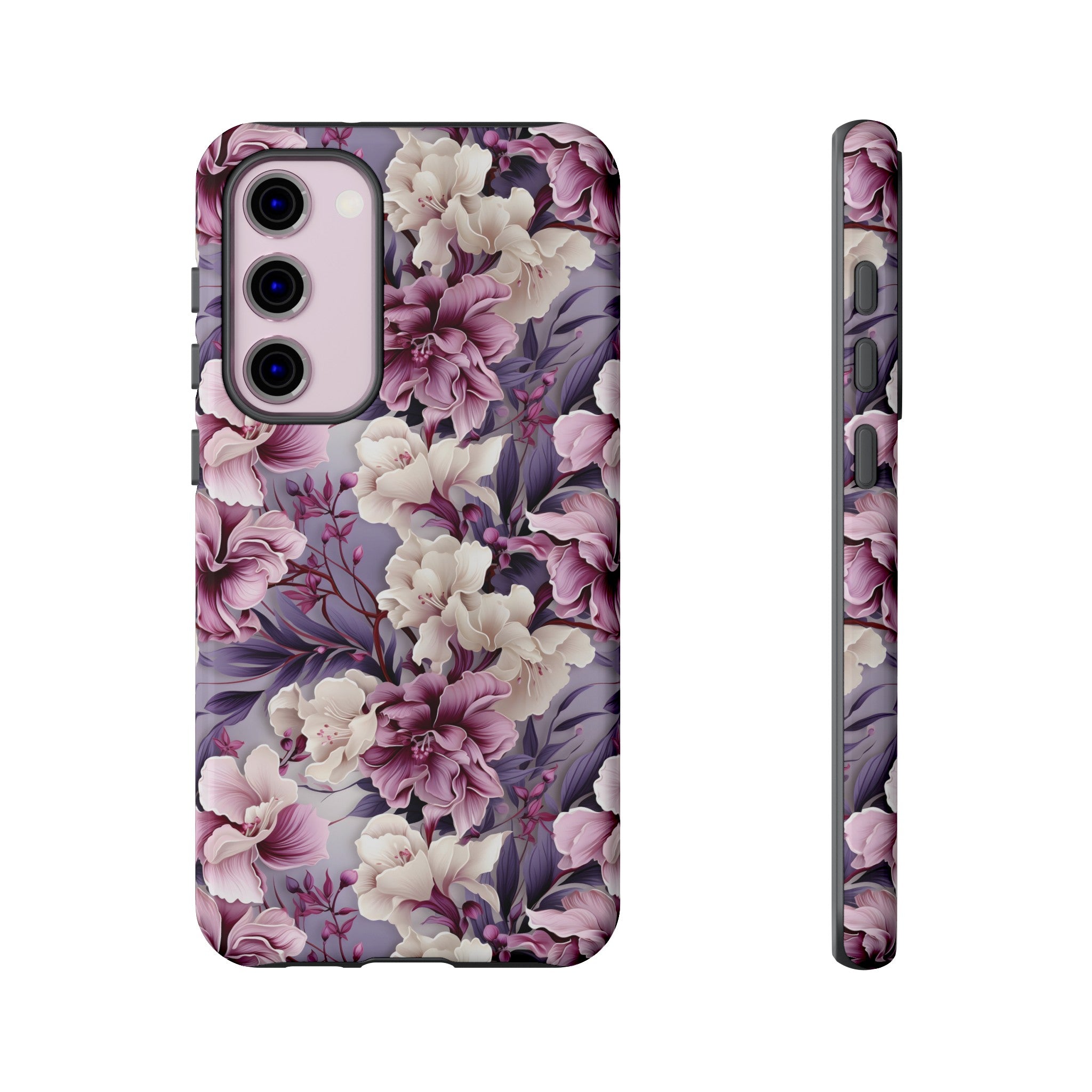 Lavender Flowers Protective Phone Case Gift for Her Phone 15, Samsung iPhone Samsung Gift for Her Case iPhone 15, Samsung