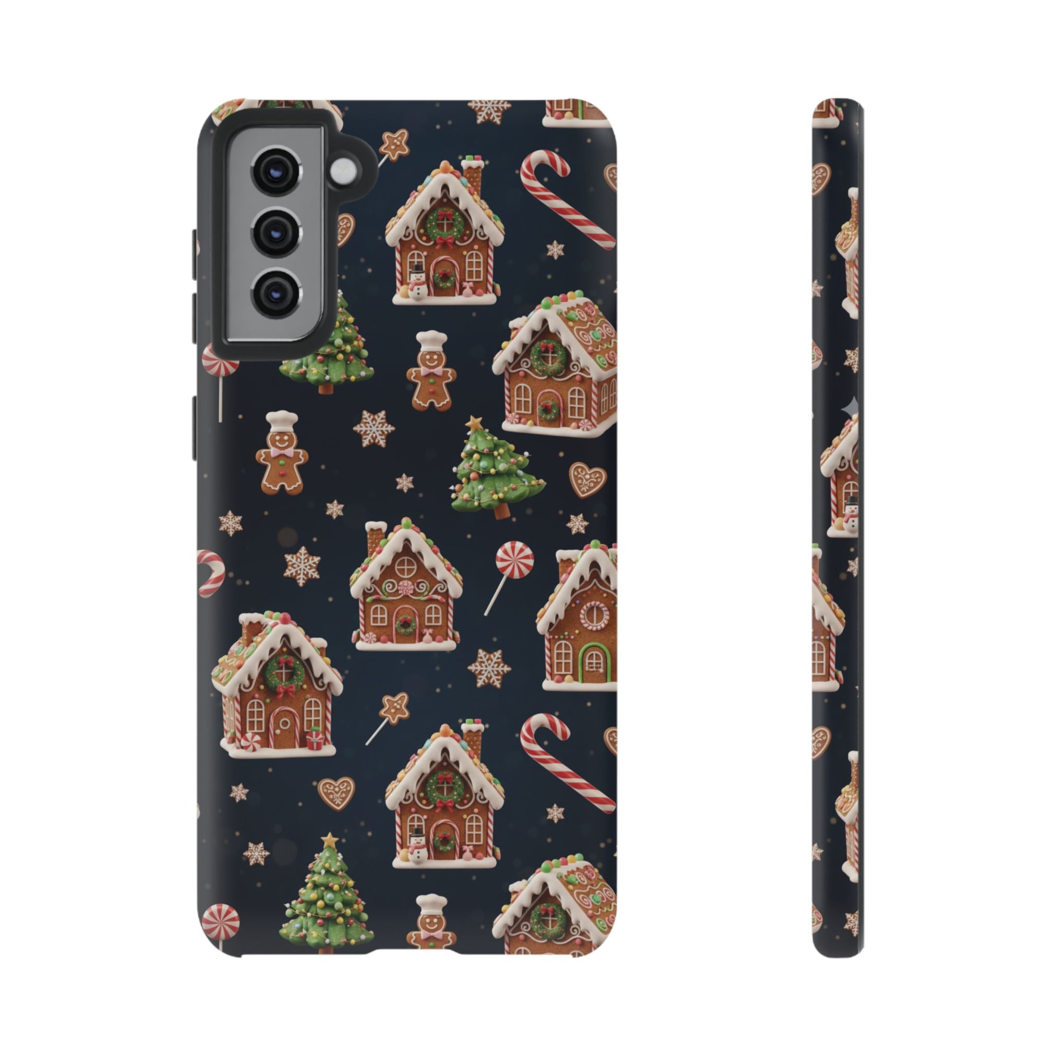 3D Gingerbread House Christmas Phone Case | Premium Holiday Gift Cover for iPhone 17, iPhone, and Samsung Galaxy Gift for Her or Him