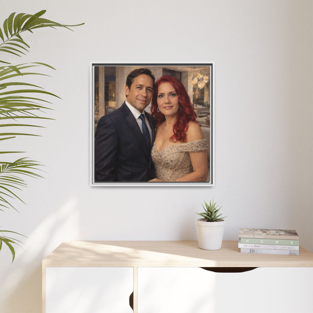 Custom Oil Painting Illusion Canvas – Luxury Portrait Art