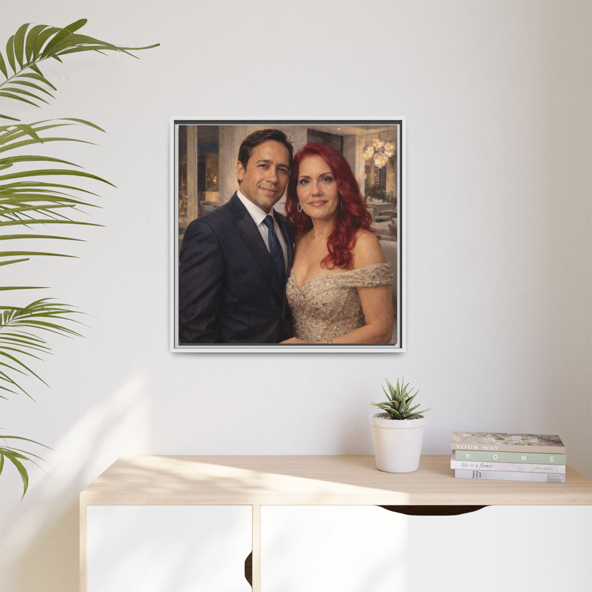 Custom Oil Painting Illusion Canvas – Luxury Portrait Art