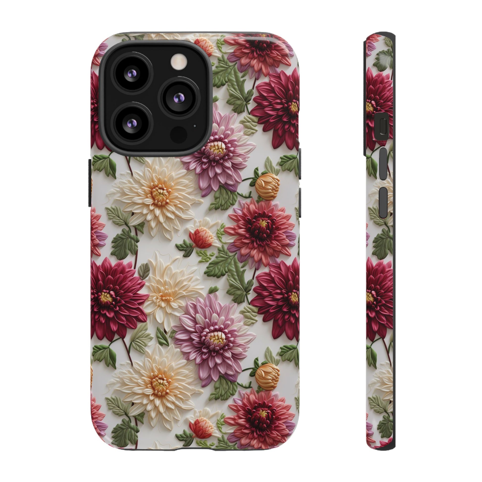 Floral Fall Phone Case for iPhone 16 pro15 14 13 12  21 23 Samsung, and Pixel | Stylish Protective Cover Gift for Her Perfect for Floral Lover
