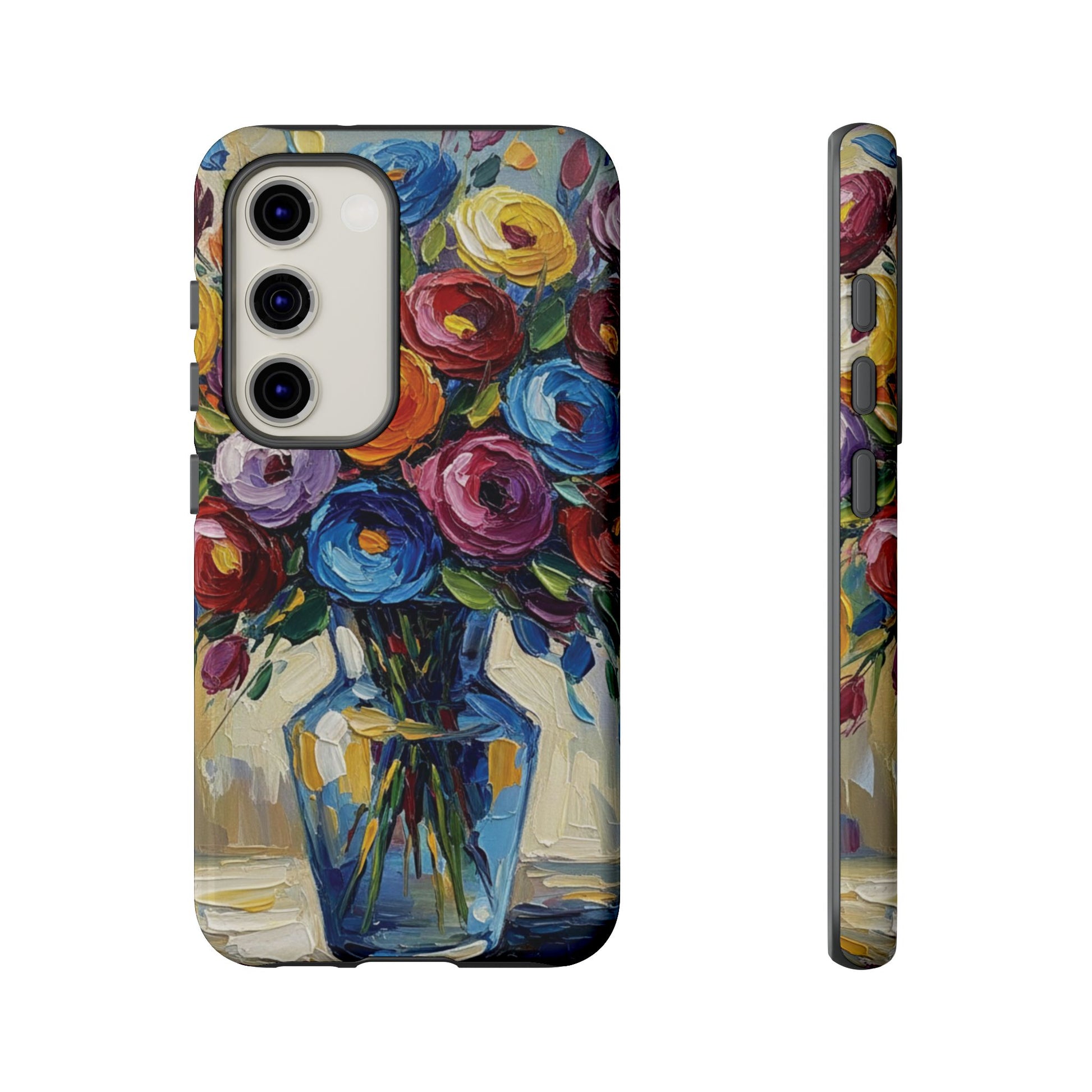 Floral Luxury Oil Painting Illusion Tough Case — Floral Art Phone Case for Art Lovers