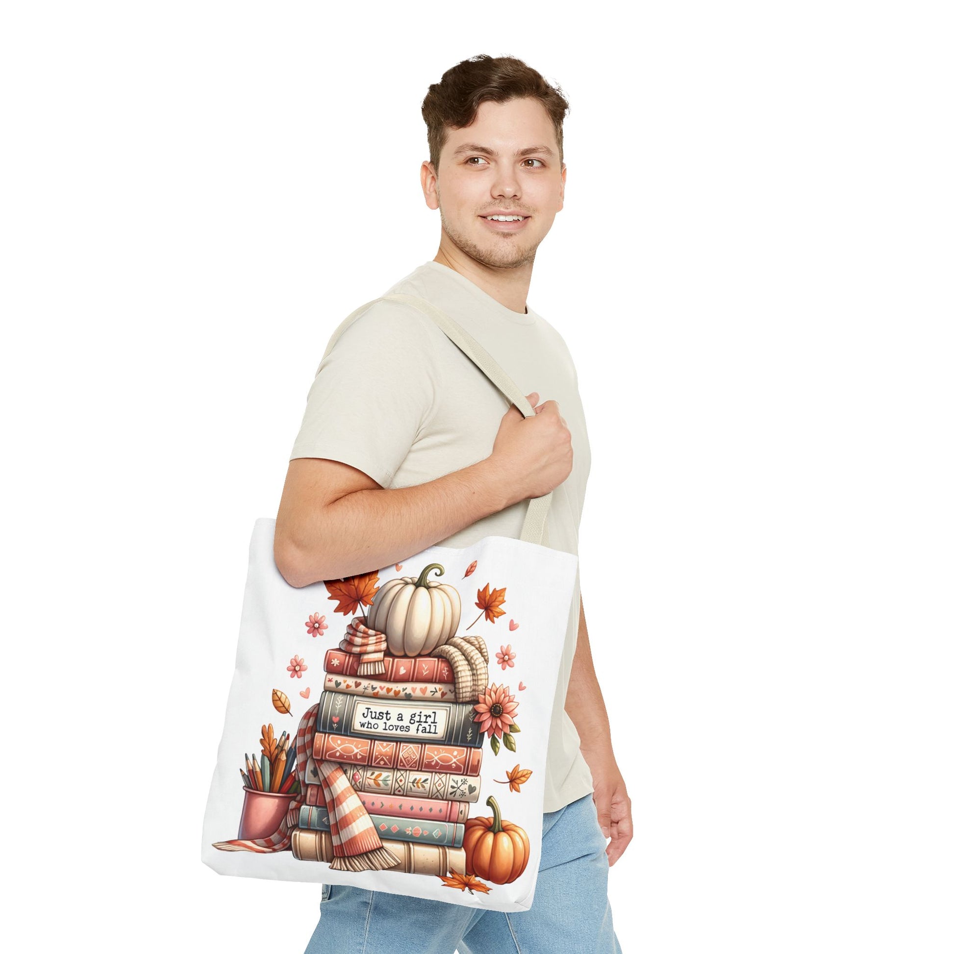 Fall Books Tote Bag - Autumn Accessory for Book Lovers - MRSBYVALLE