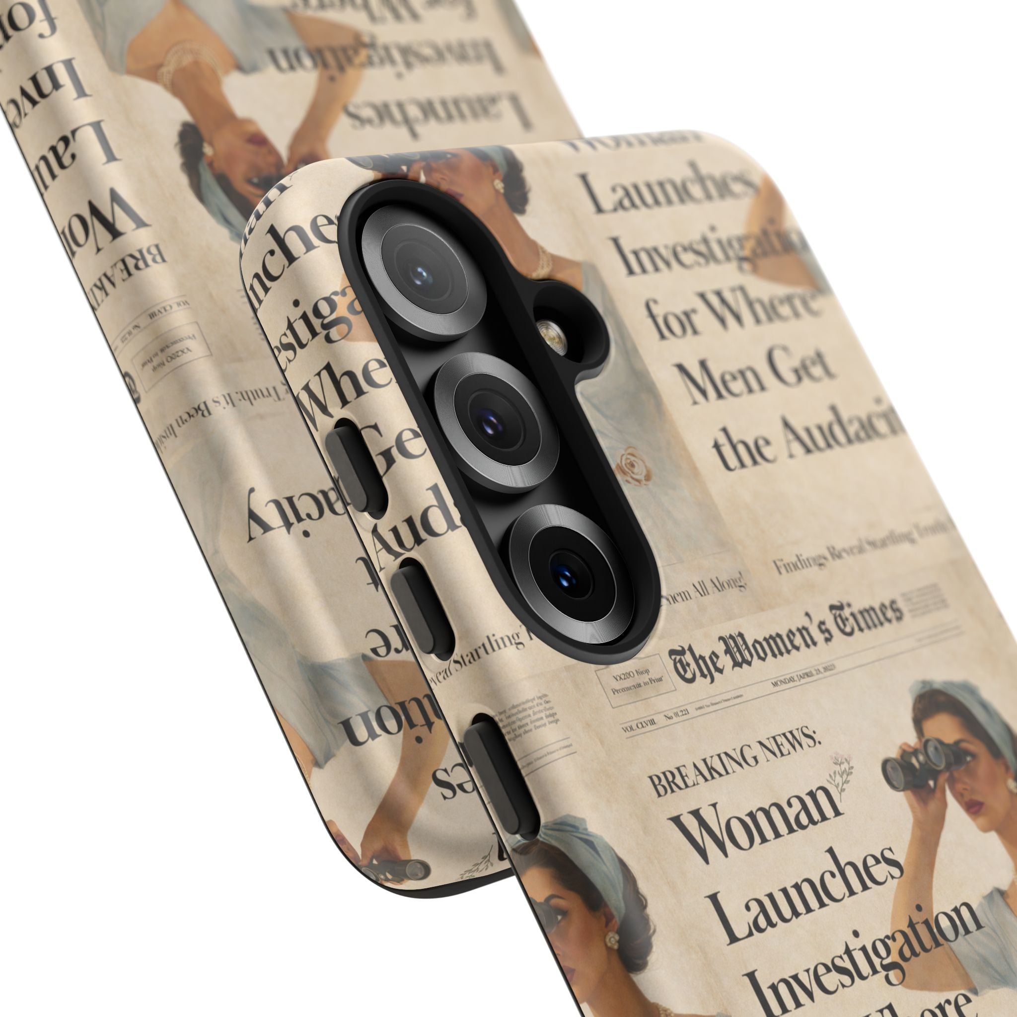 Funny Vintage Sarcastic Women Phone Case | Retro Sarcasm Text Design