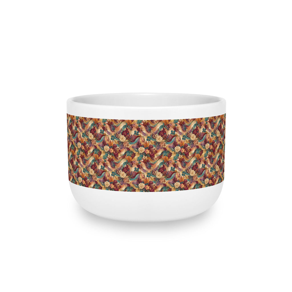 Autumn Knit Pattern Latte Mug — 25oz Ceramic Coffee Cup Gift for Mom