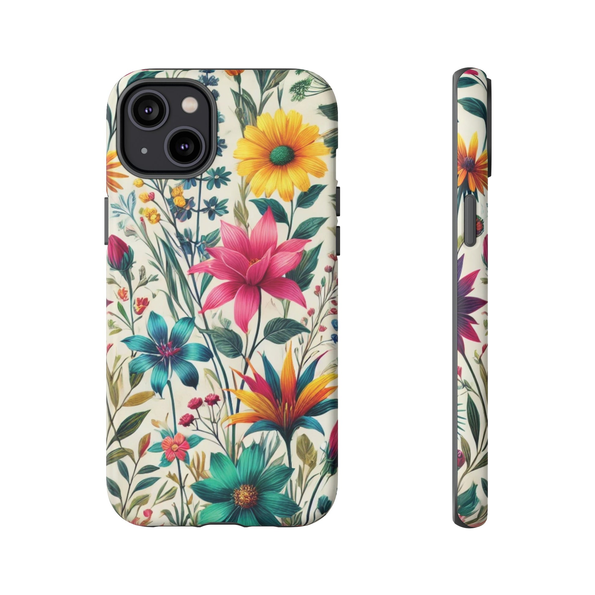 Wildflowers Boho Chic Design Phone Case - Stylish, Protective Cover for All Models Gift for Mom Accessory Gift for Her
