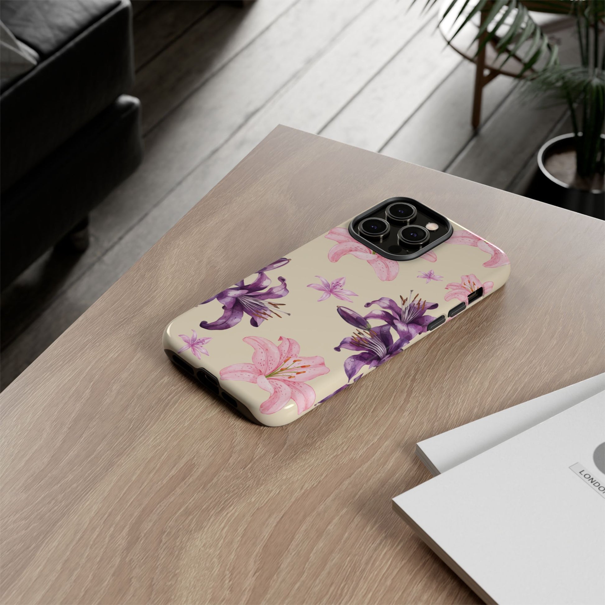 Blooming Tiger Lily Phone Case - Compatible with iPhone, Samsung, and Pixel | Stylish Protective Cover Gift for Her Perfect for Floral Lover