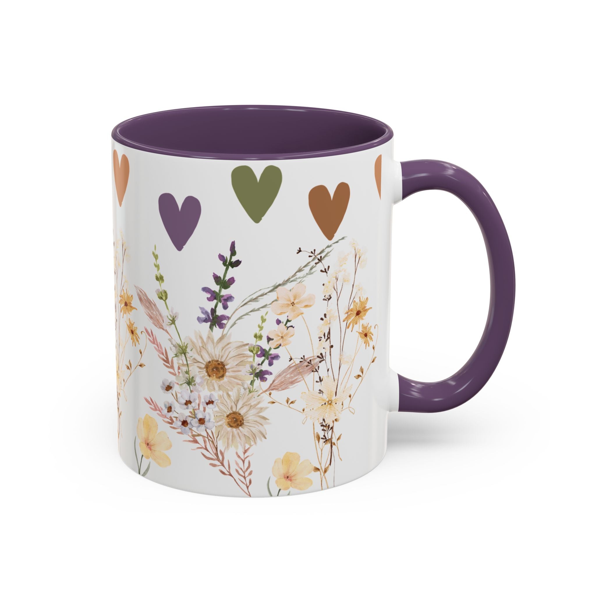 Tasse en céramique Wildflower – Cadeau élégant pour les amateurs de café ou de thé – Parfait pour la fête des mères, les anniversaires et pour ajouter du charme à toute cuisine.