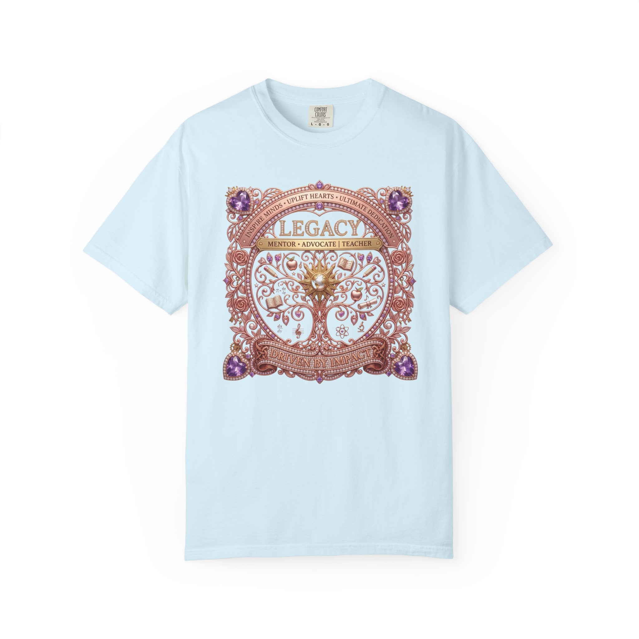 Teacher Driven by Impact Comfort Colors® T-Shirt | Inspirational Teacher Graphic TeeLegacy Family Tree T-Shirt Gift for her
