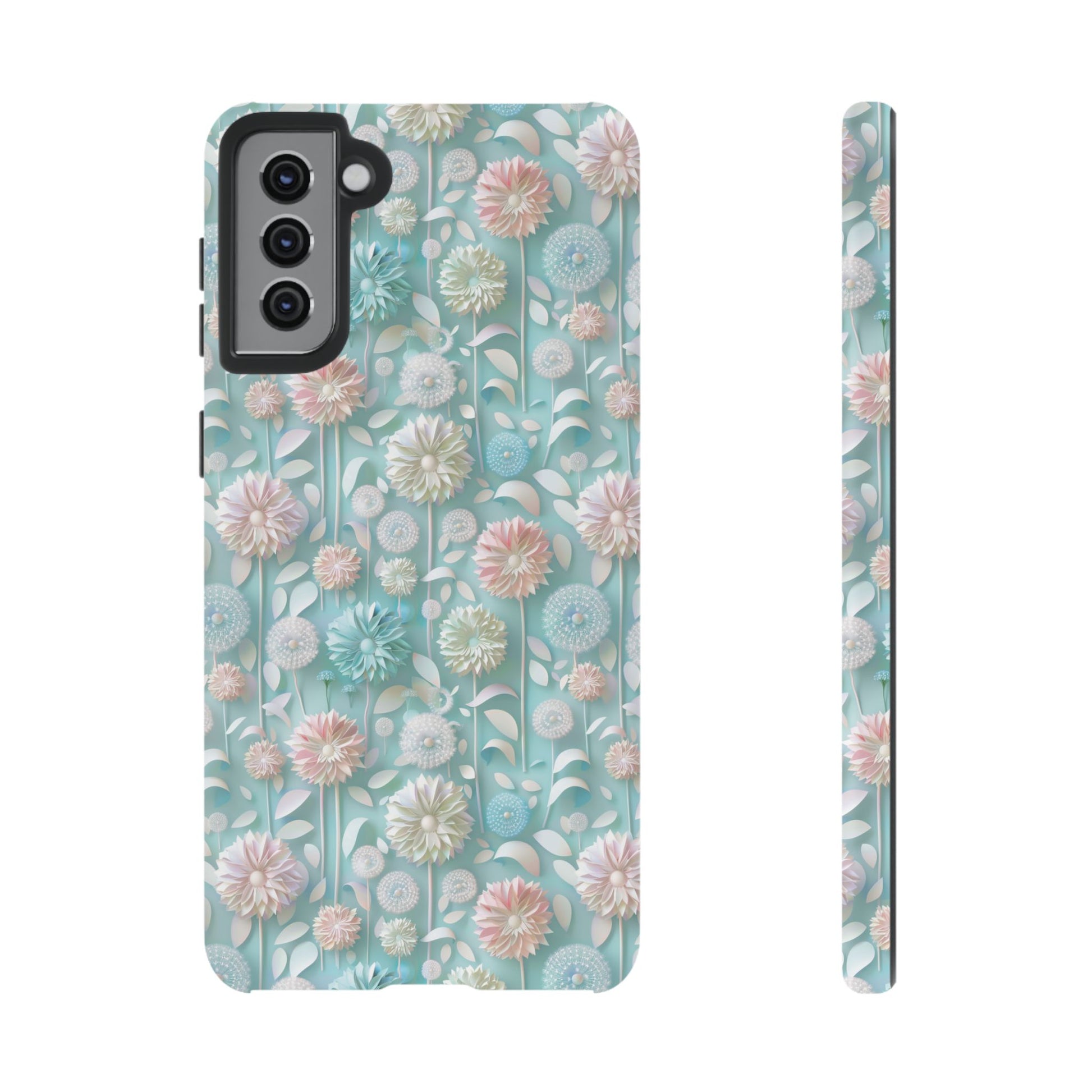 Pastel Floral Phone Case for iPhone & Samsung | Elegant and Slim Design with Shockproof Protection | Durable, Scratch-Resistant, and Lightweight | Stylish Accessory