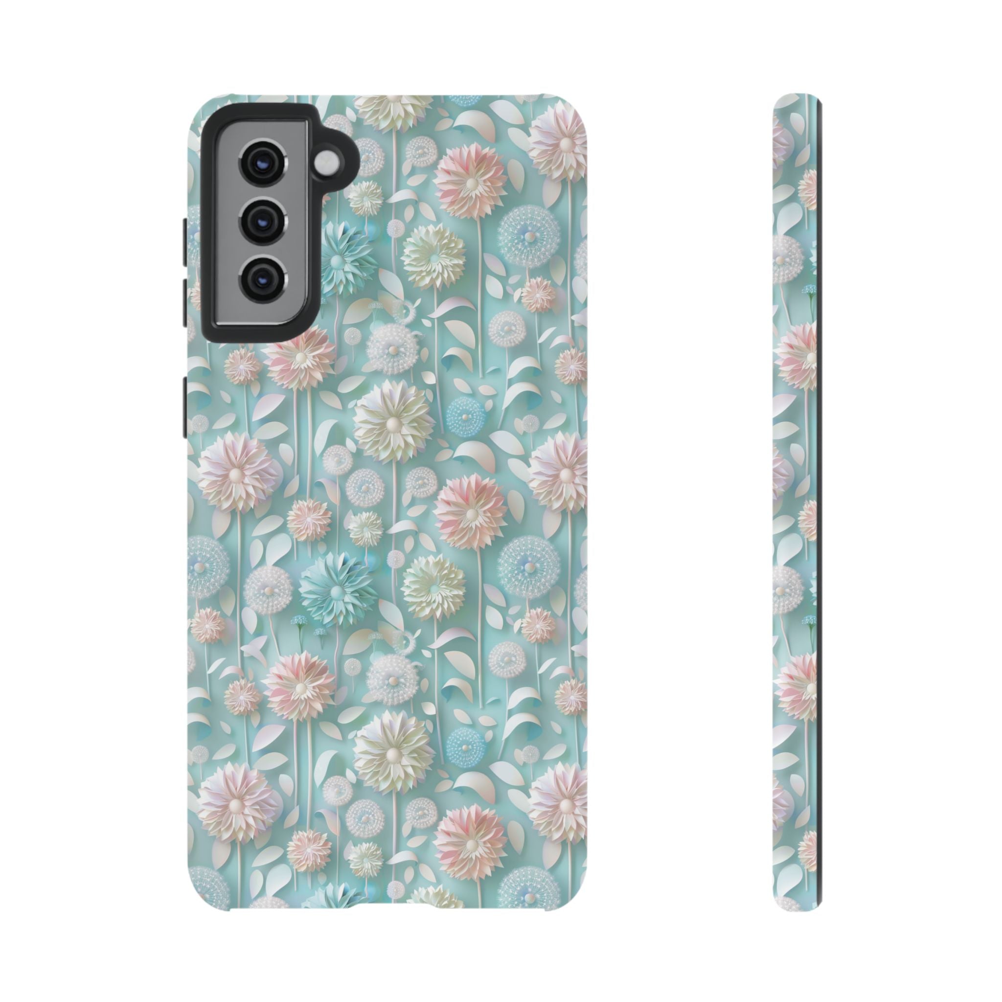 Pastel Floral Phone Case for iPhone & Samsung | Elegant and Slim Design with Shockproof Protection | Durable, Scratch-Resistant, and Lightweight | Stylish Accessory