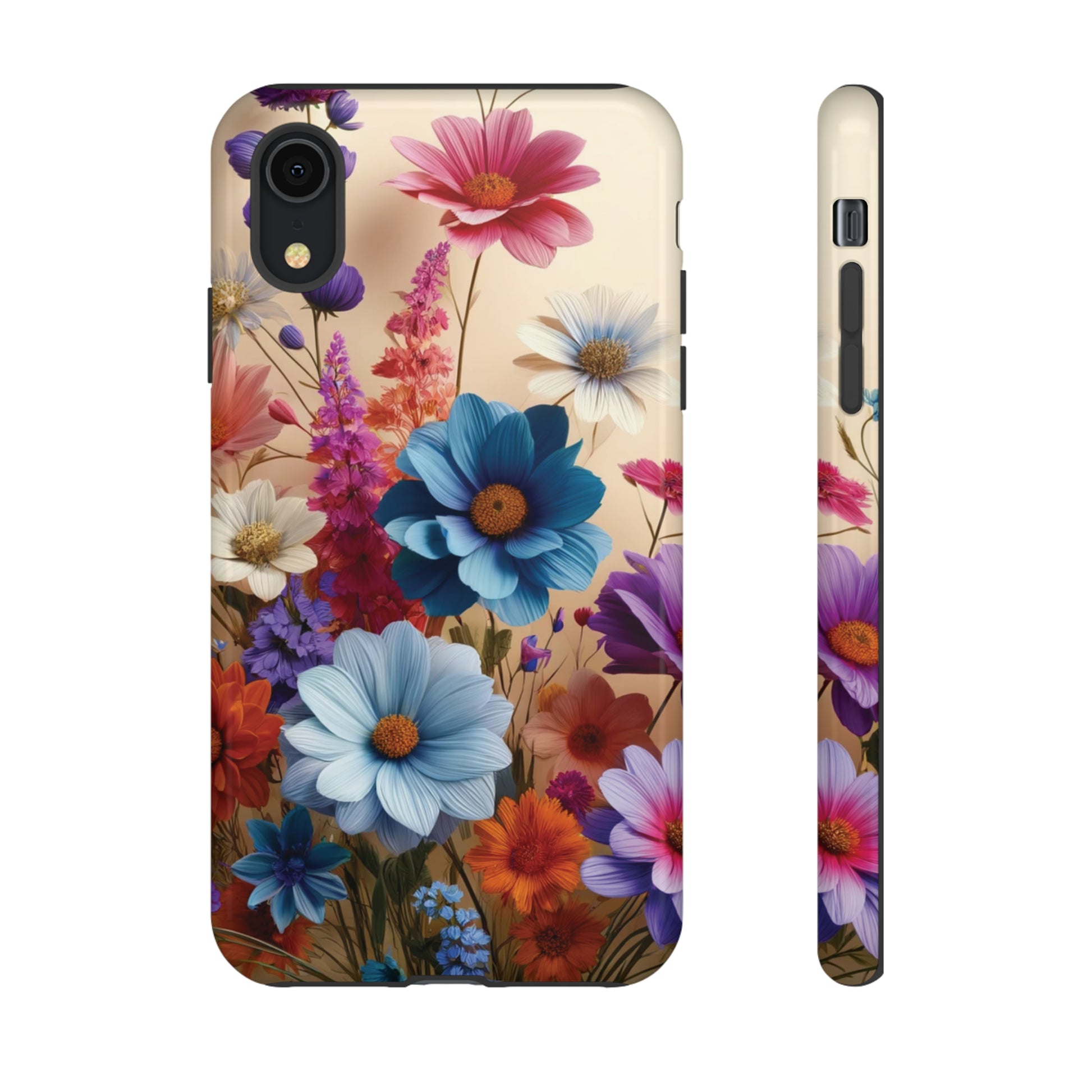 Best Phone Case Floral 3D Illusion Luxury Tough Case Floral Elegant Durable Stylish for Modern Devices iPhone 15, Samsung iPhone Samsung Accessory Gift for Her.