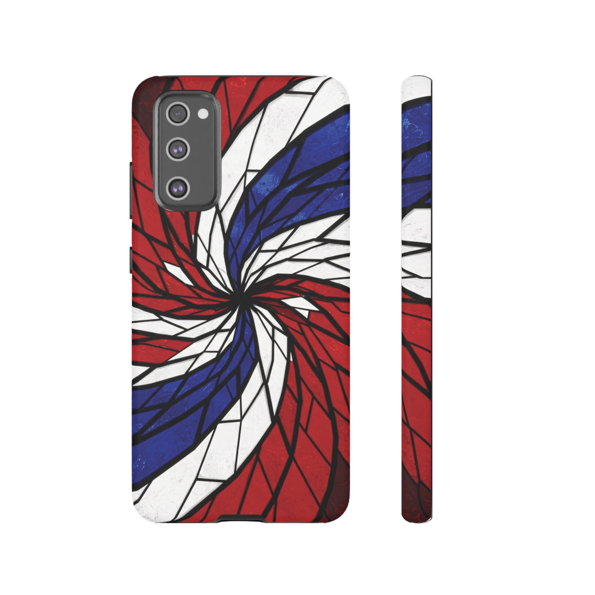 Patriotic Red White & Blue Phone Case – USA Flag Design, Independence Day Gift, Protective Cover for iPhone, Samsung, Pixel