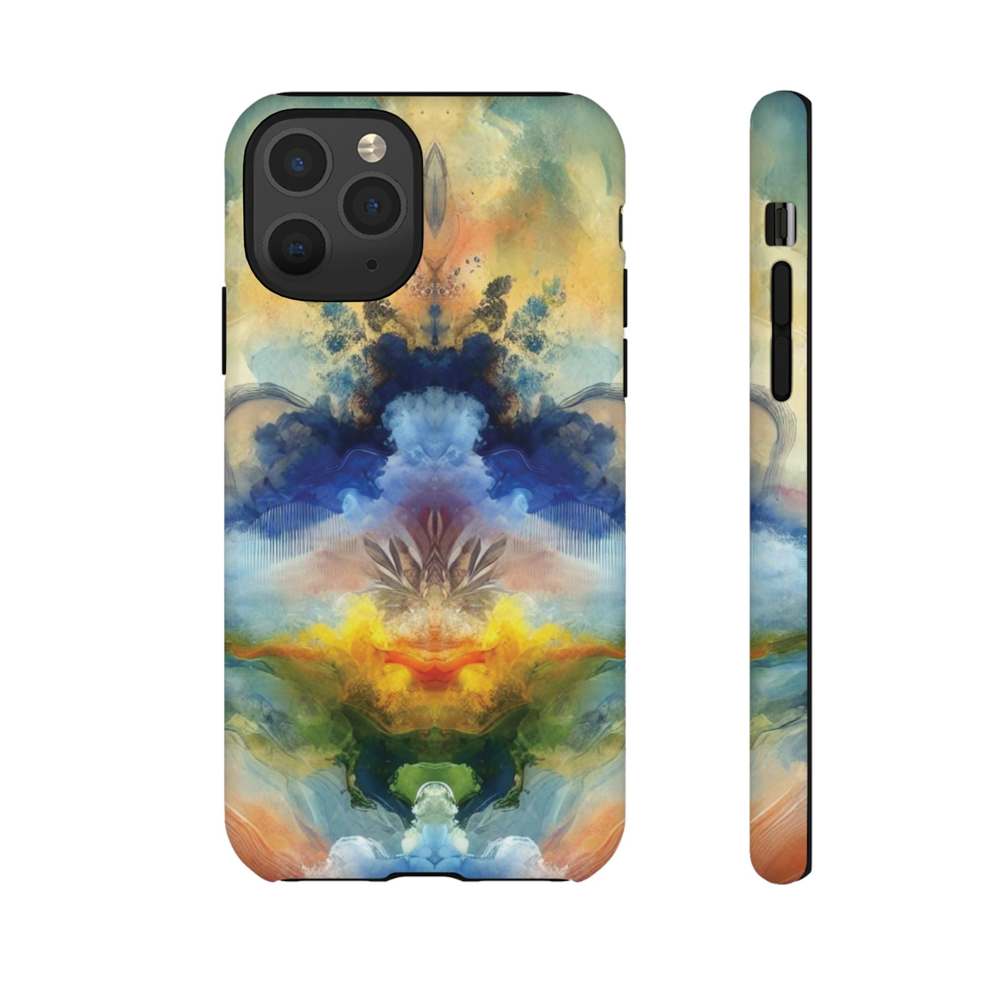 Modern Watercolor Abstract Phone Case Compatible with iPhone, Samsung & More - Stylish, Durable Protection with Vibrant Artistic Design Perfect Gift for Her