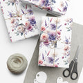 Pastel Wildflowers Gift Wrap It's Perfect for Weddings, Bridal & Baby Showers Eco-Friendly, Vibrant Design in Matte/Satin, All Occasion.